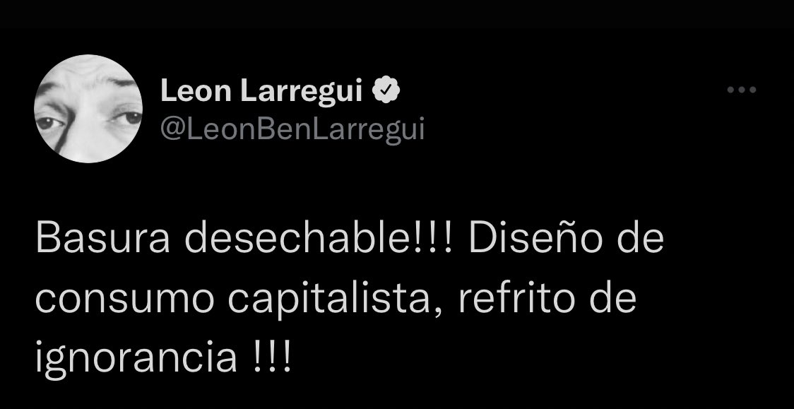 León Larregui arremetió contra Bad Bunny en sus redes sociales
