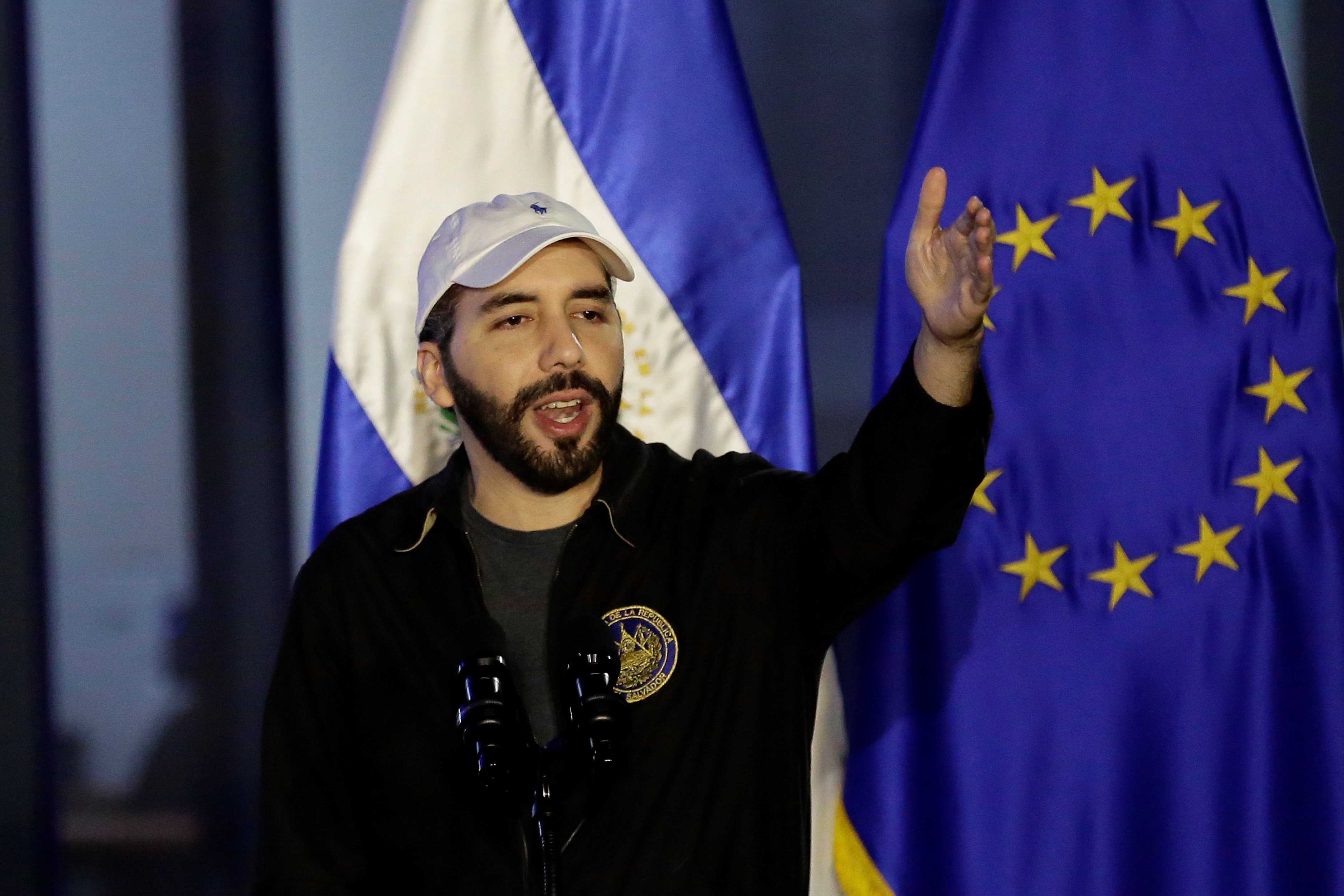 El presidente de El Salvador, Nayib Bukele