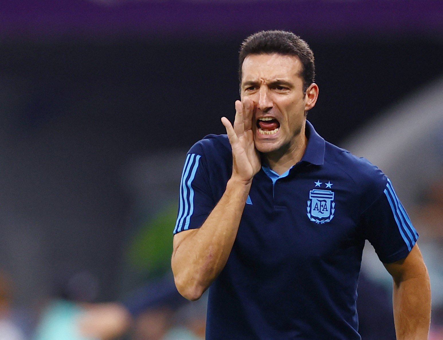 El DT de Argentina (REUTERS/Kai Pfaffenbach)