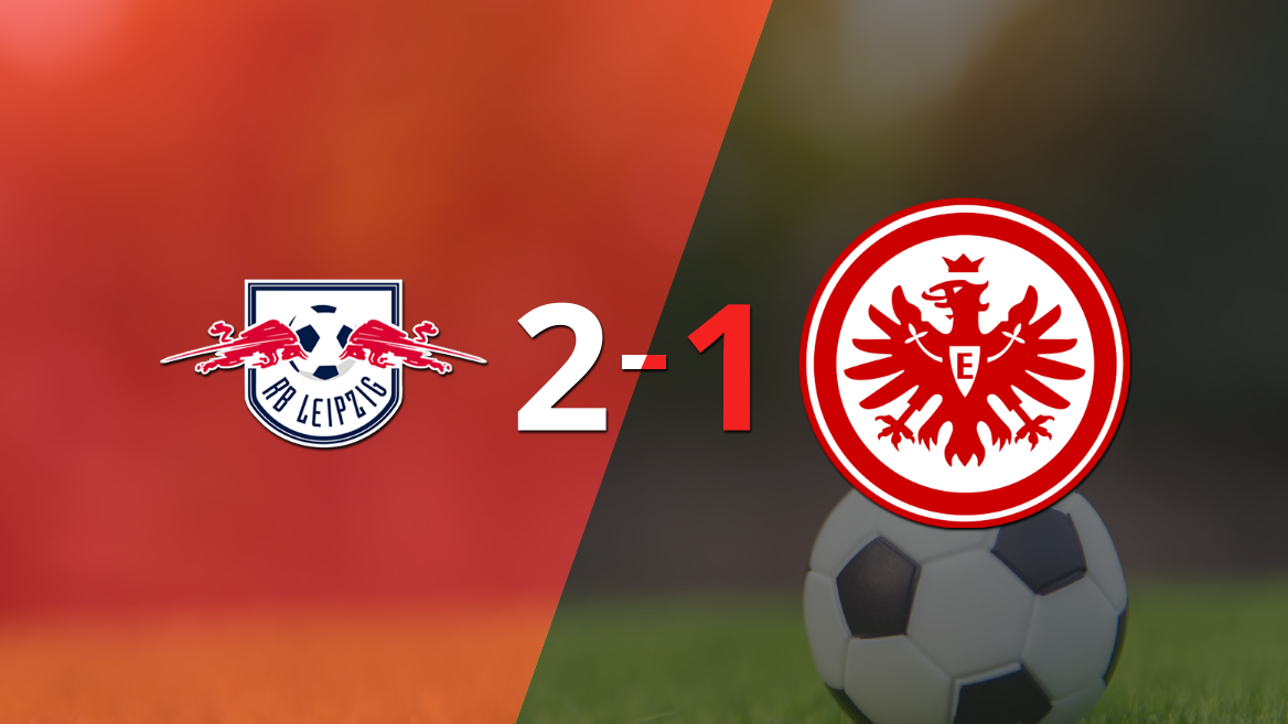 RB Leipzig sacó los 3 puntos en casa al vencer 2-1 a Eintracht Frankfurt