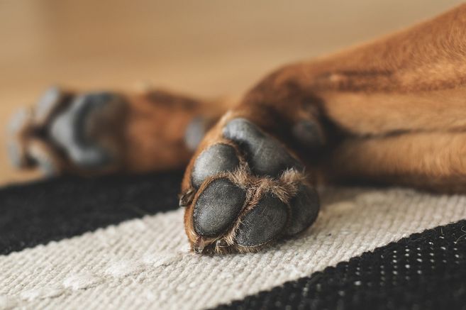 En las patas de los perros se pude detectar a verdadera sudoración canina
Pixabay.