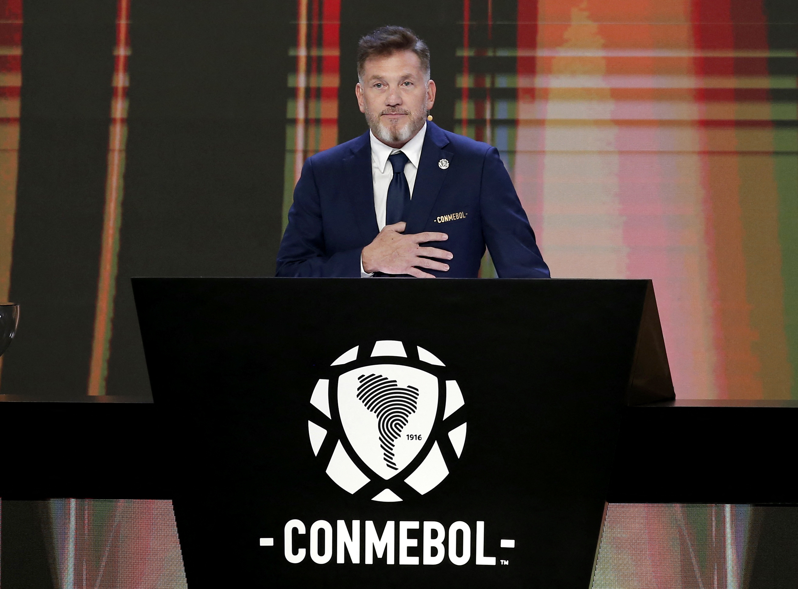 El presidente de la Conmebol Alejandro Domínguez habló en el sorteo de la Libertadores: “Queremos un fútbol sudamericano que siga siendo el mejor del mundo”