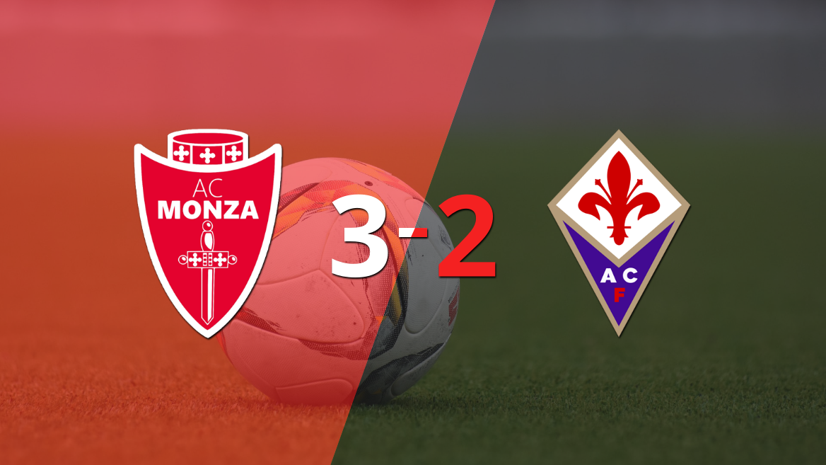 Fiorentina cayó 3 a 2 en su visita a Monza