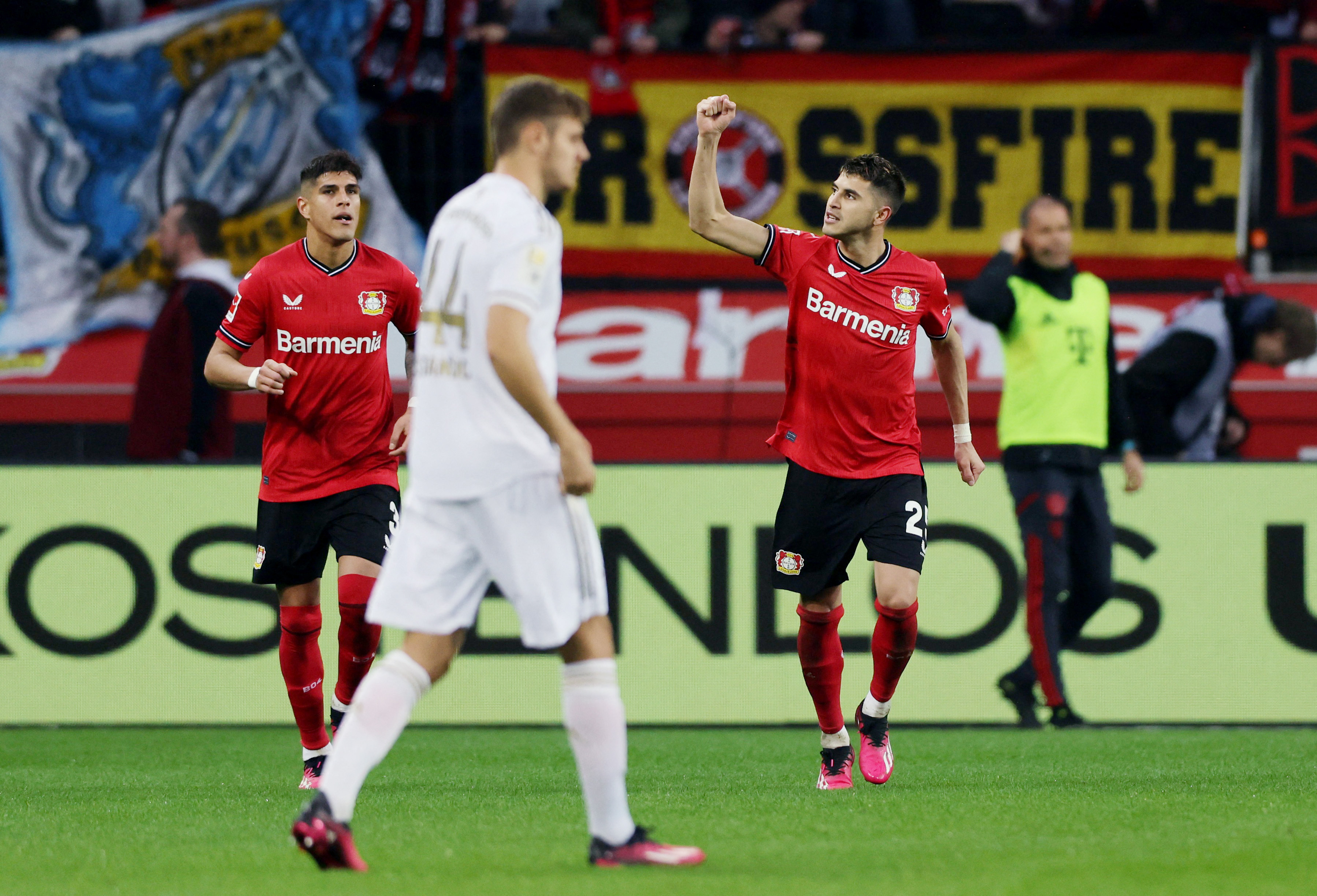 Palacios marcó por duplicado desde el punto del penal frente al Bayern Múnich (Foto: Reuters)