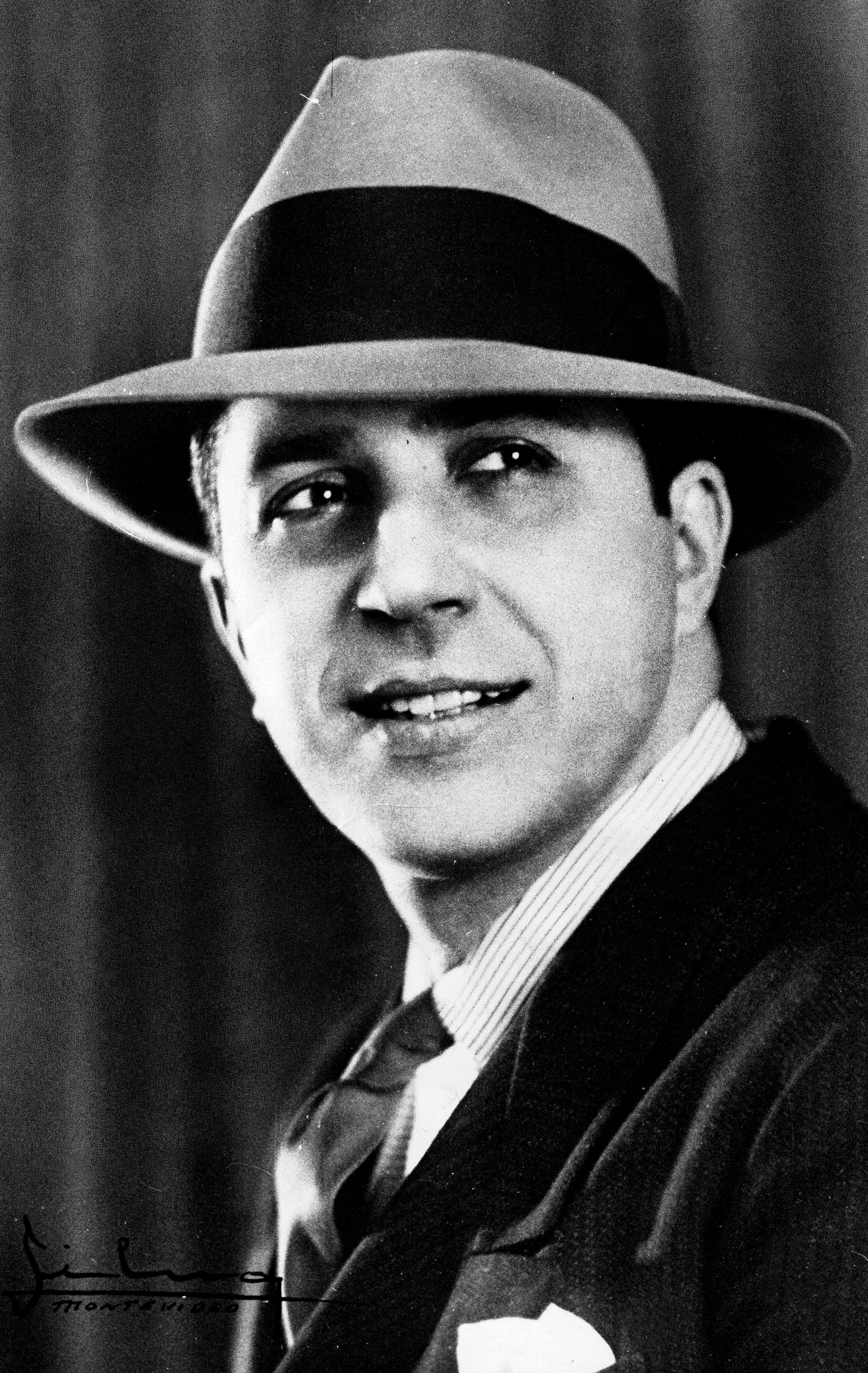 Retrato de Carlos Gardel, uno de los habitués de Las Violetas (EFE/nr/Archivo(
