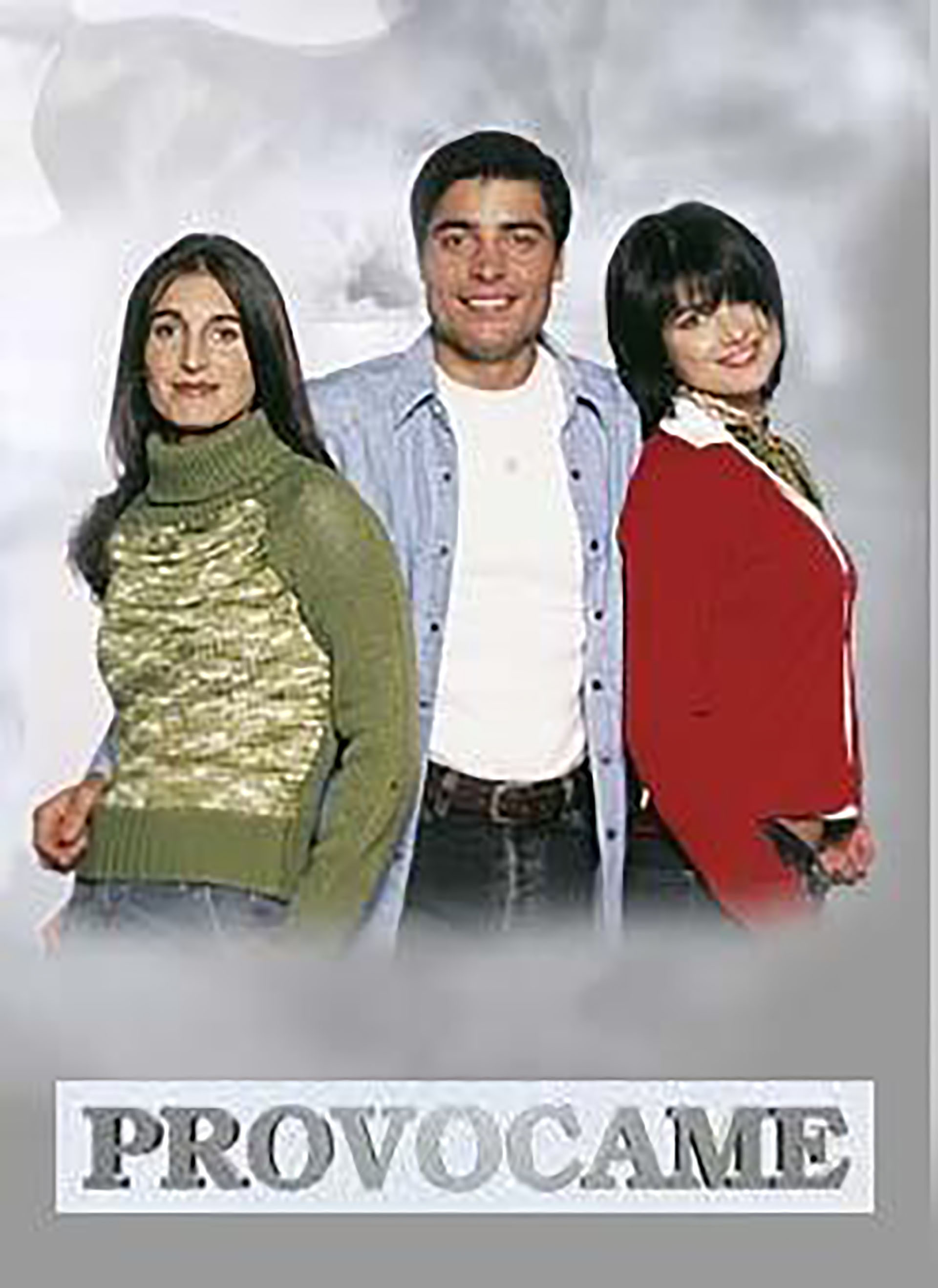 Chayanne junto a Romina Yan y Araceli González en la telenovela Provócame