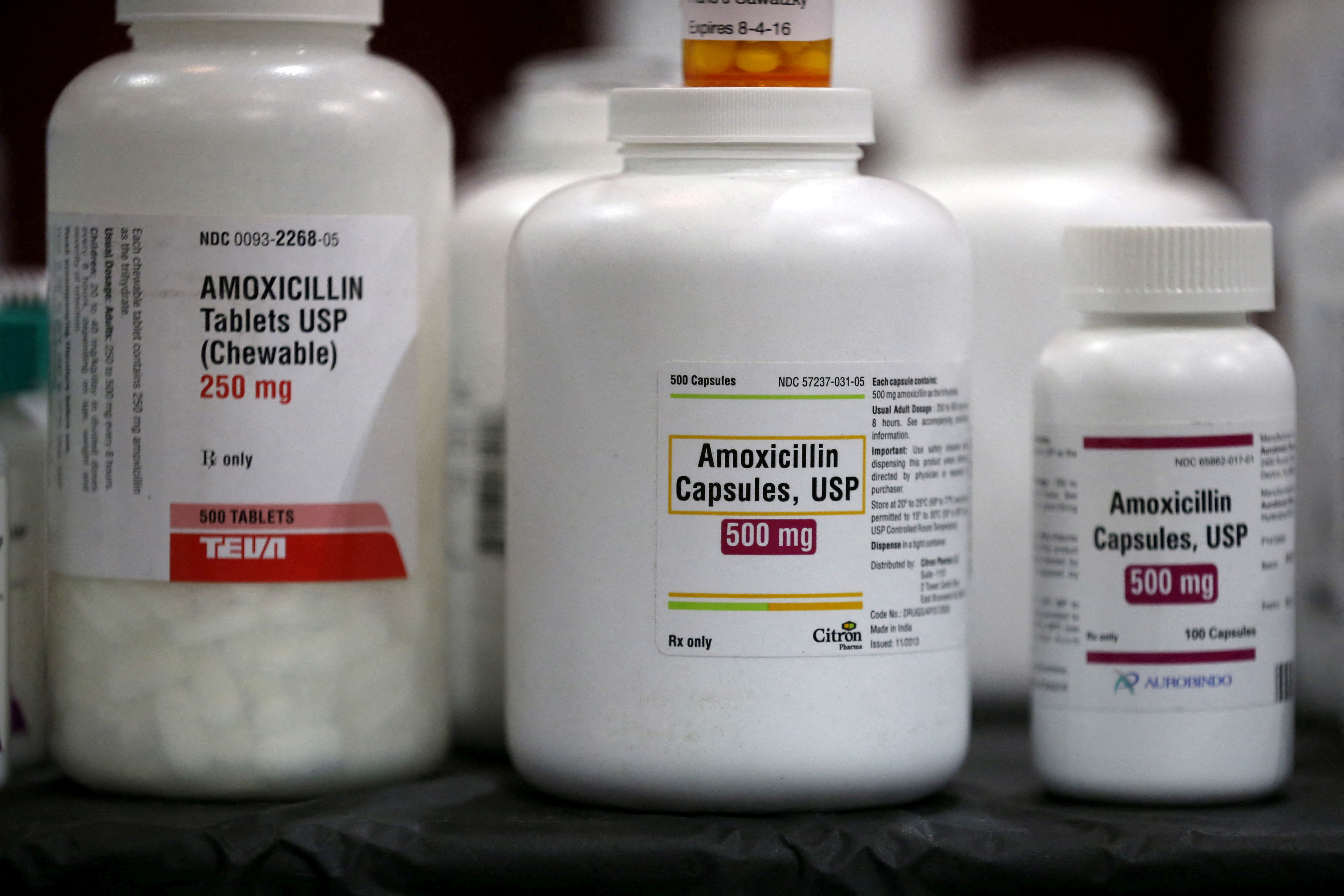 La FDA ya anunció faltante de amoxicilina