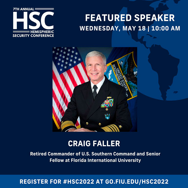 Almirante Craig Faller, ex jefe del Comando Sur de EE. UU.