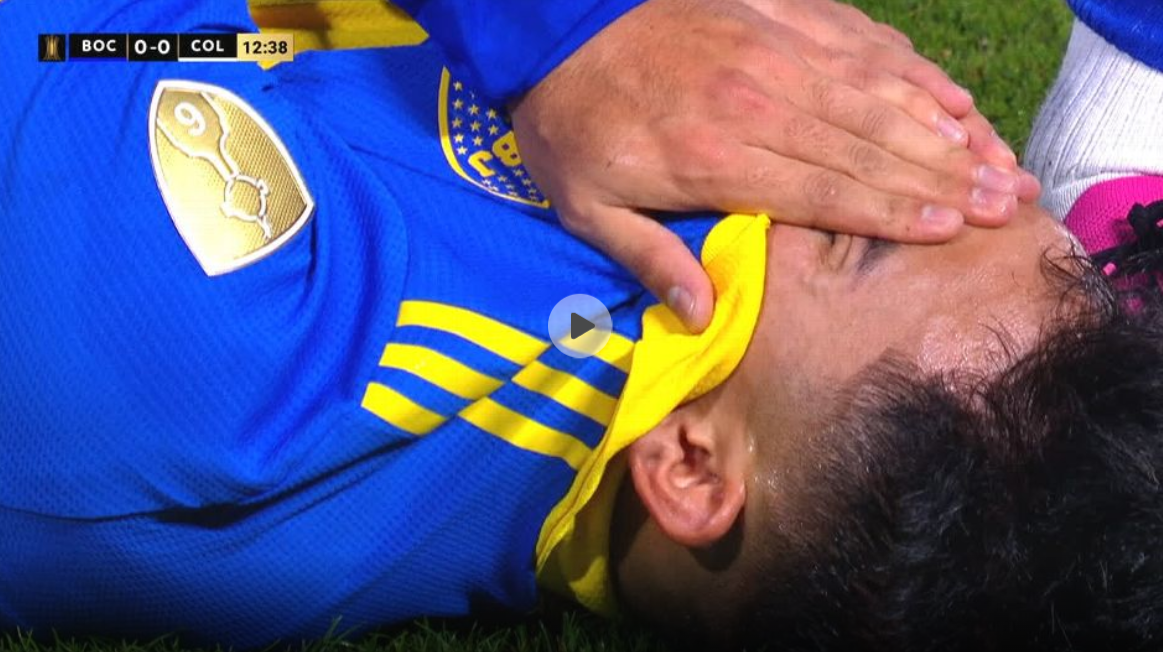Preocupación en Boca: el momento de la lesión de Luca Langoni, que sólo pudo jugar 12 minutos ante Colo Colo