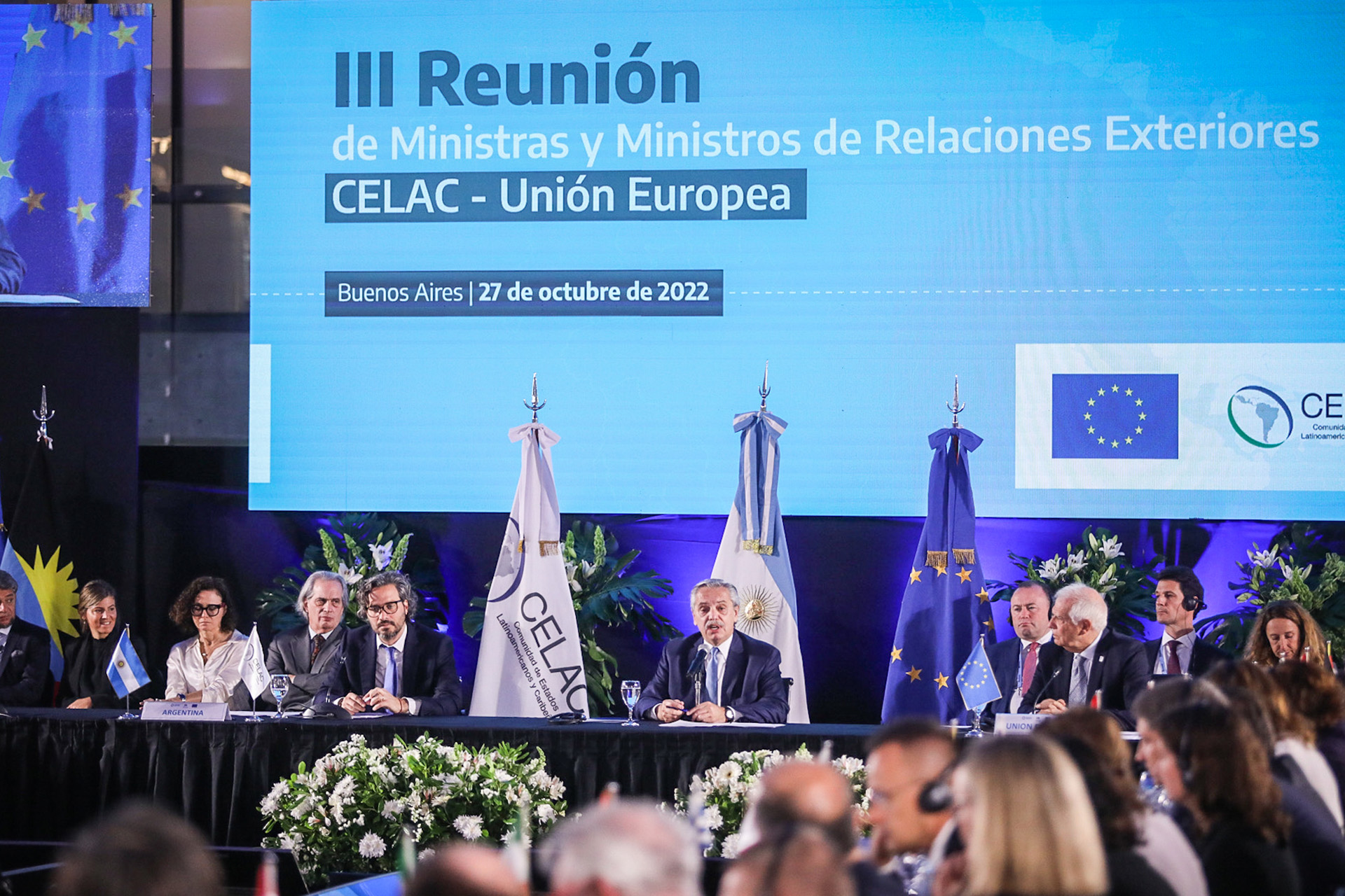Alberto Fernández opened the summit meeting between CELAC and the European Union.