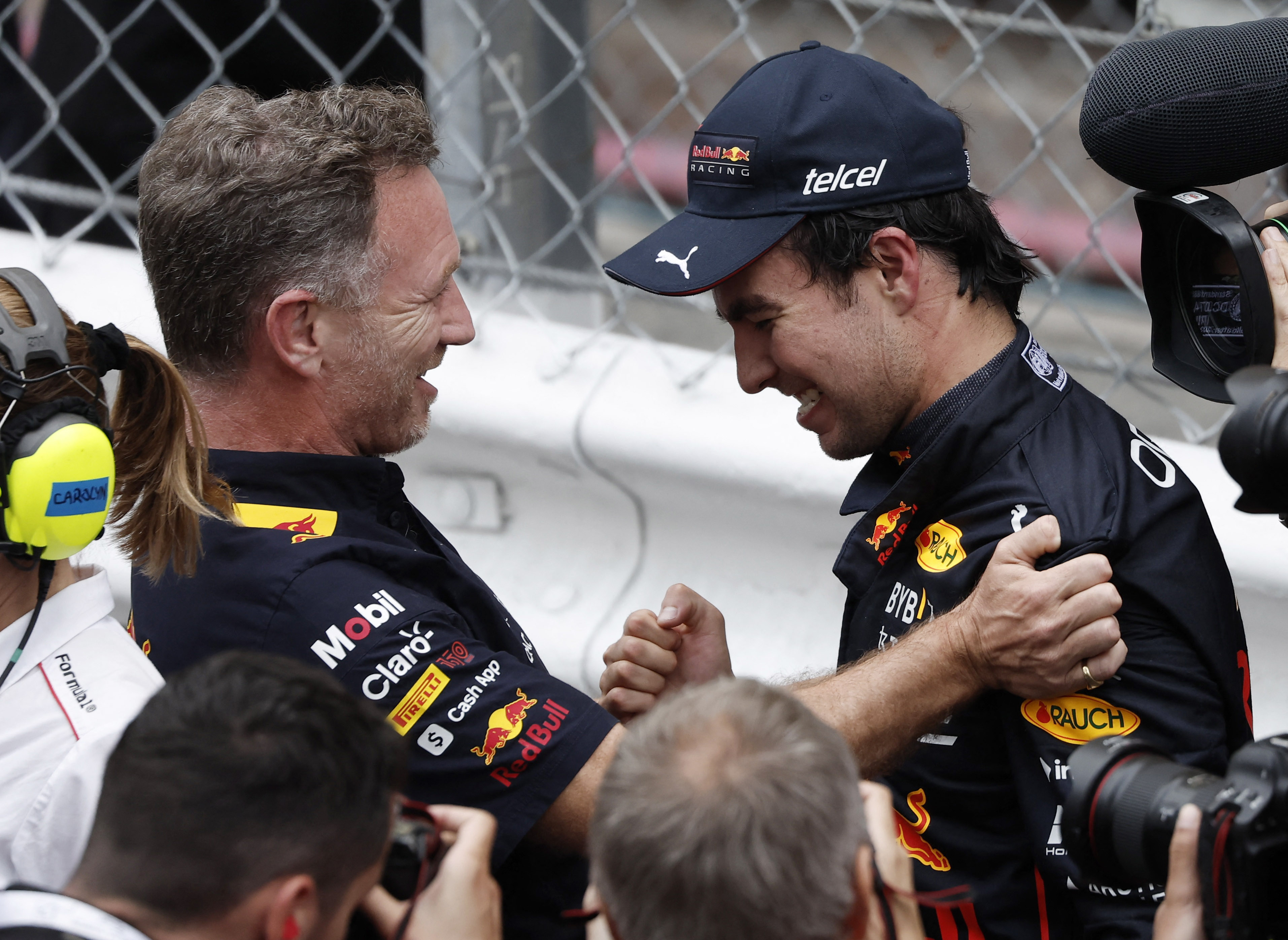 Christian Horner también habló del trabajo que ambos pilotos están haciendo dentro de Red Bull (Foto: REUTERS/Benoit Tessier)