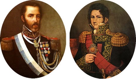 Juan Lavalle y Juan Manuel de Rosas, involuntarios protagonistas de una de las tantas leyendas sobre el origen del dulce de leche