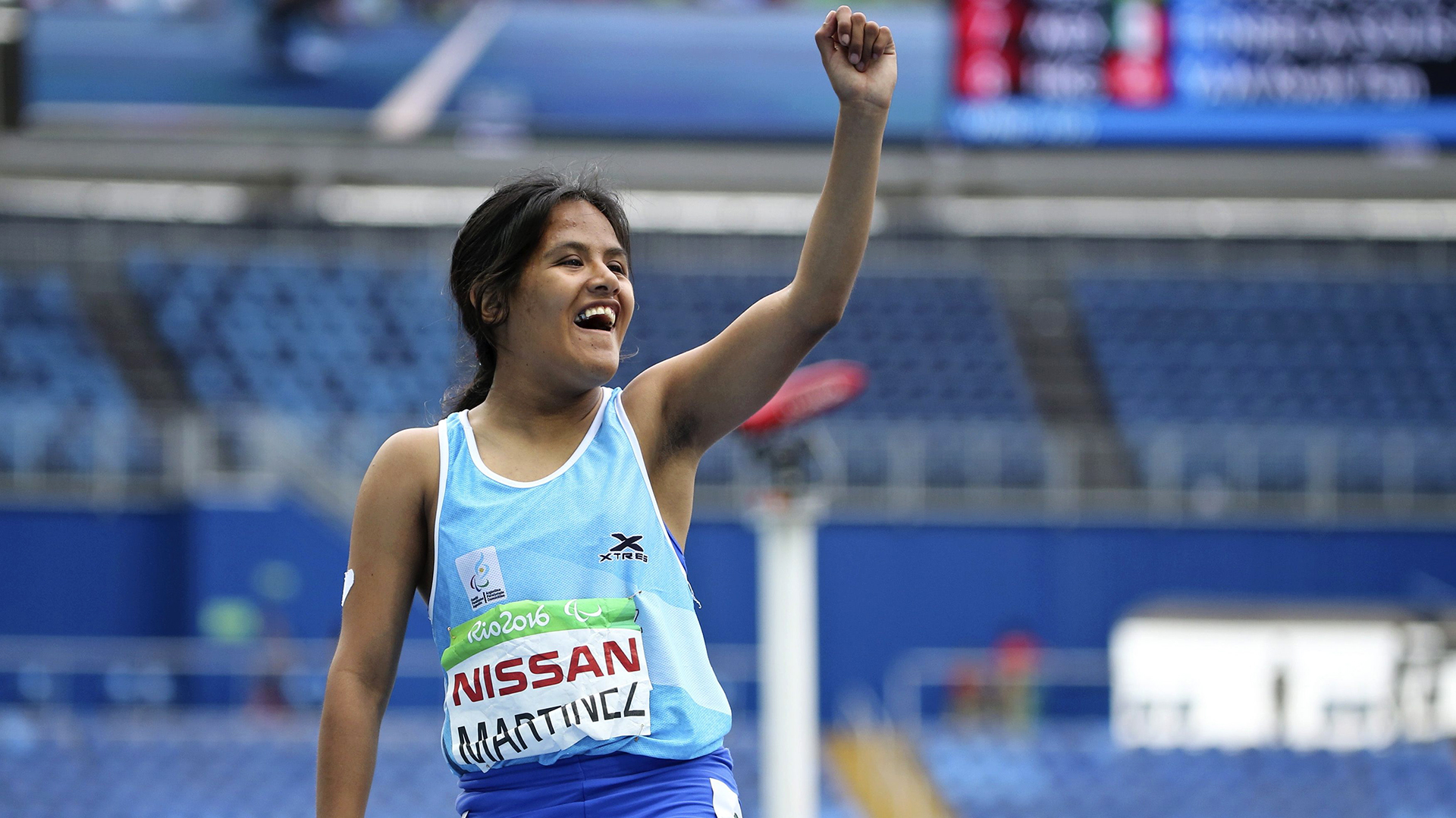Yanina Martínez, oro en los Juegos Paralímpicos de Río 2016 (Reuters)