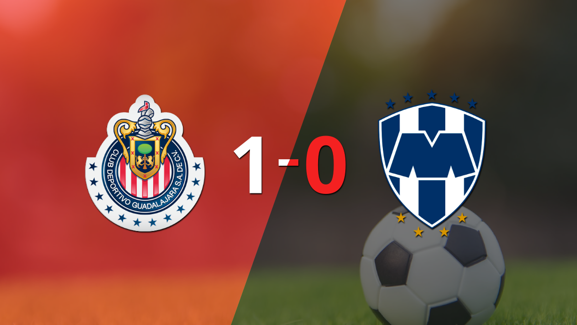 A Chivas le alcanzó con un gol para derrotar a CF Monterrey en el estadio Akron