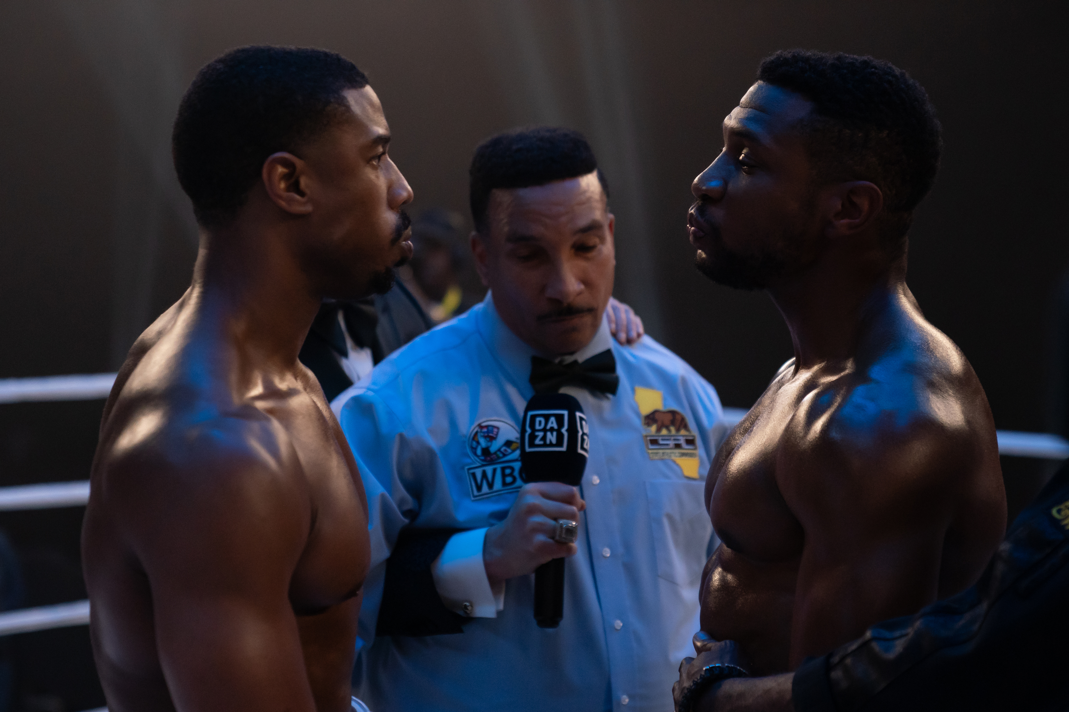 C3_19200_RC
Michael B. Jordan stars as Adonis Creed and Jonathan Majors as Damian Anderson in
CREED III 
A Metro Goldwyn Mayer Pictures film
Photo credit: Eli Ade
© 2022 Metro-Goldwyn-Mayer Pictures Inc. All Rights Reserved.
