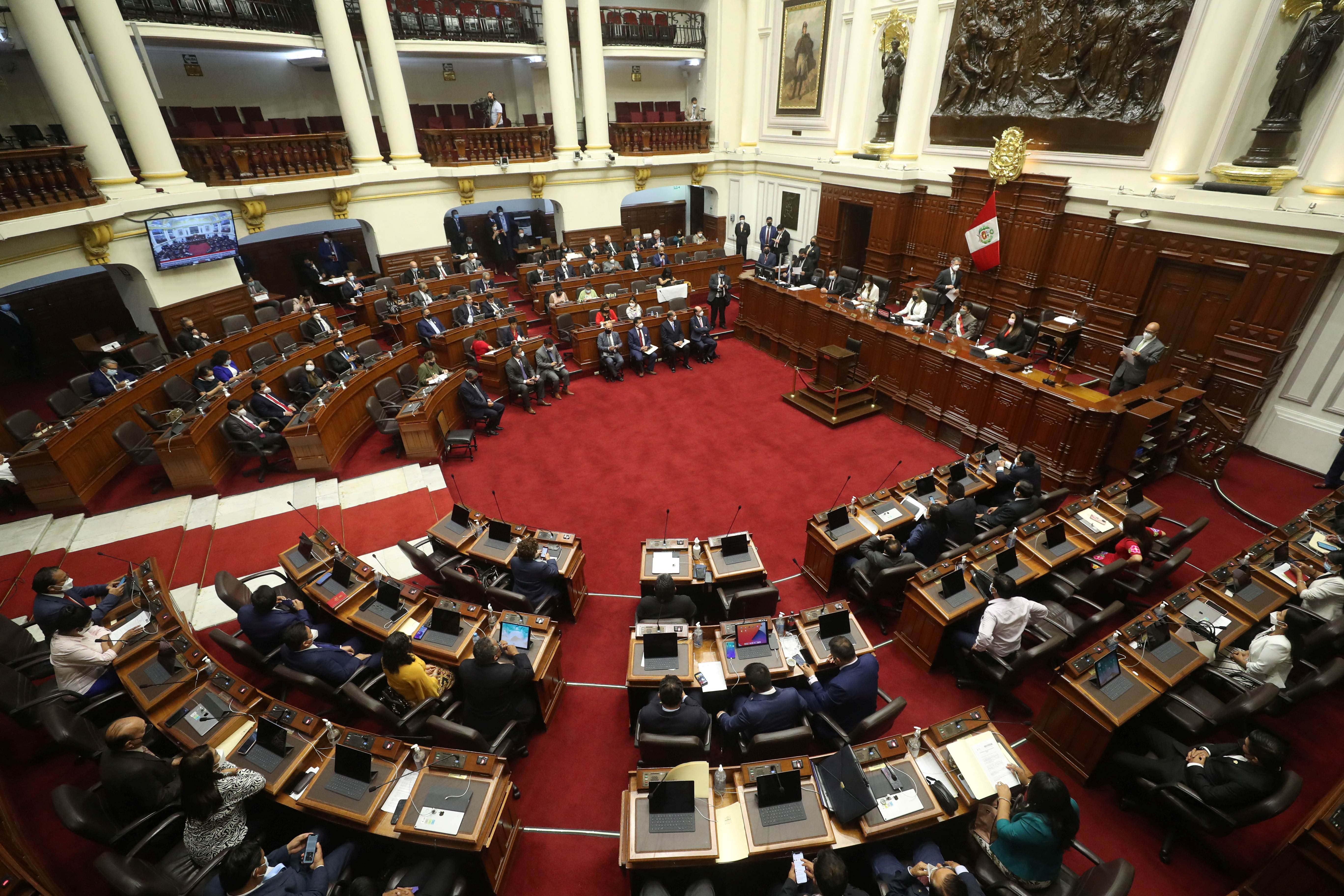 Congreso del Perú. via REUTERS ATTENTION EDITORS - THIS IMAGE HAS BEEN SUPPLIED BY A THIRD PARTY. NO RESALES. NO ARCHIVES