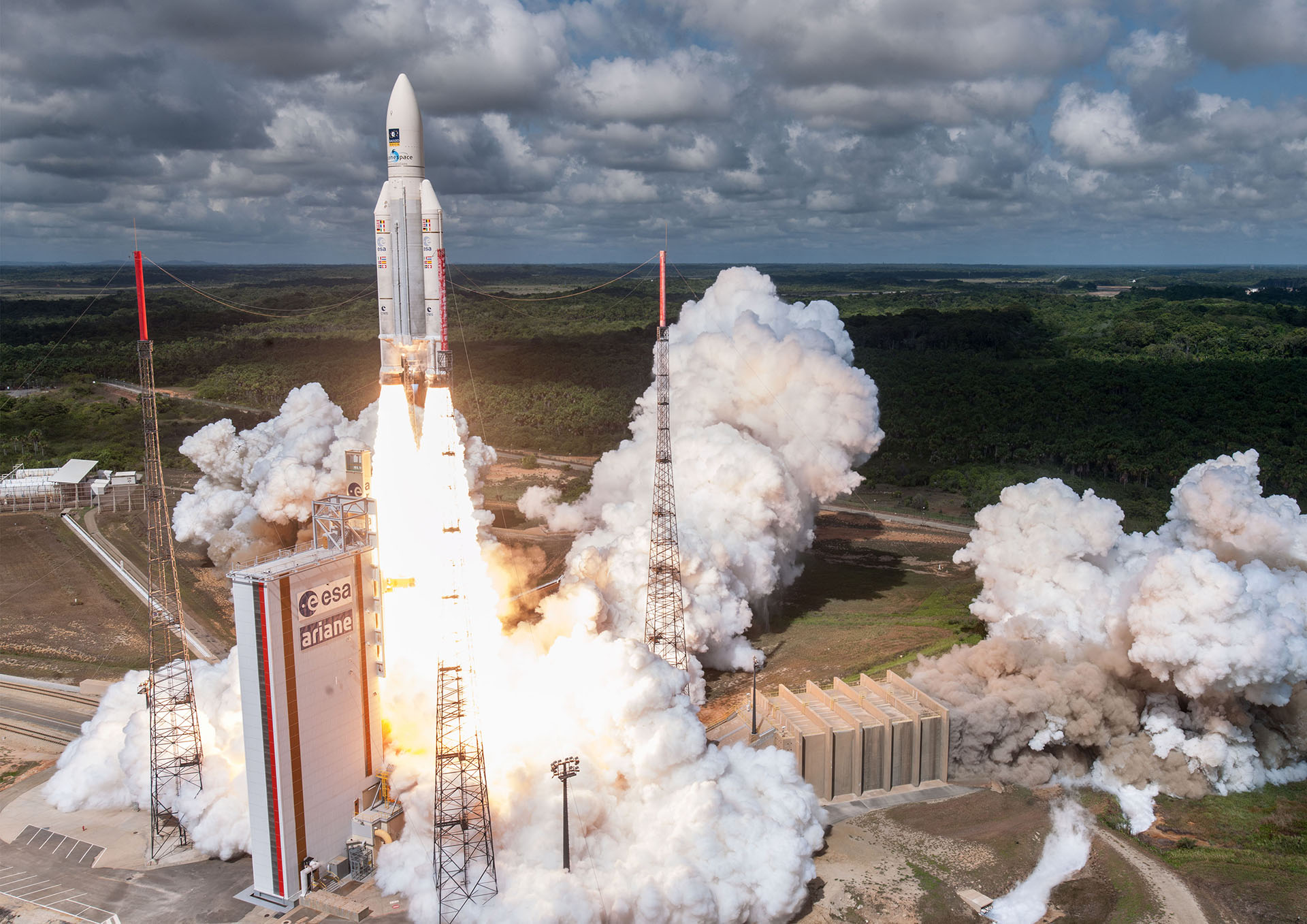 El poderoso cohete Ariane 5 fue el encargado de poner a Juice en órbita (ESA/CNES/ARIANESPACE )