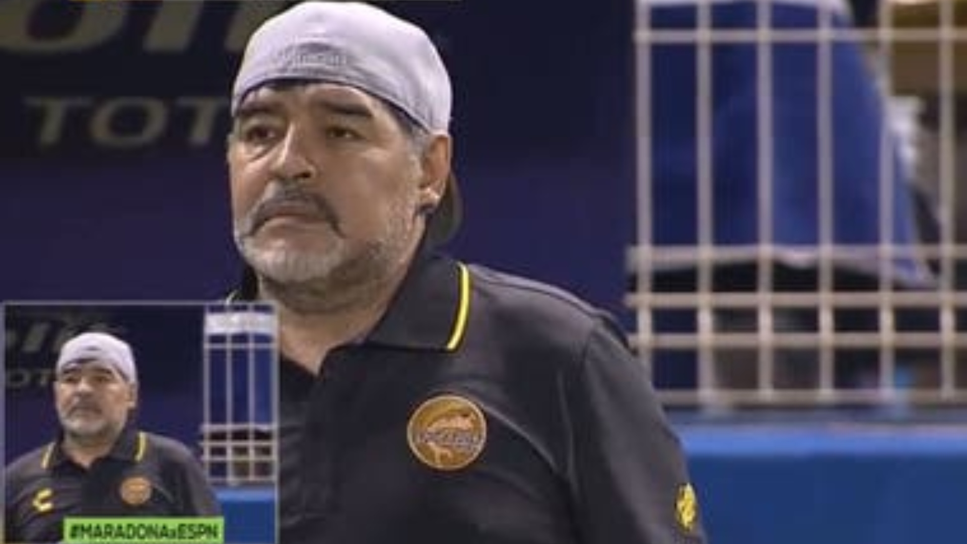 Los dos Maradonas en Culiacán: la principal atracción de su llegada al fútbol mexicano (Foto: Captura de pantalla)