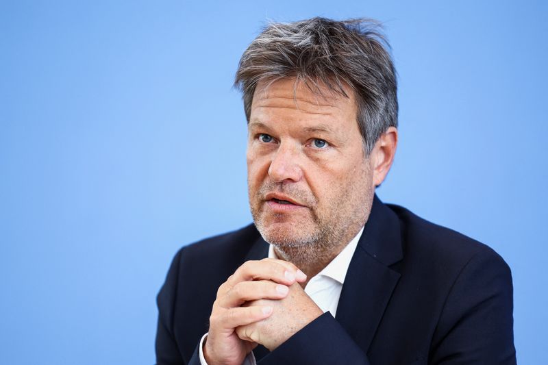El ministro alemán de Economía y Acción Climática, Robert Habeck. REUTERS/Lisi Niesner