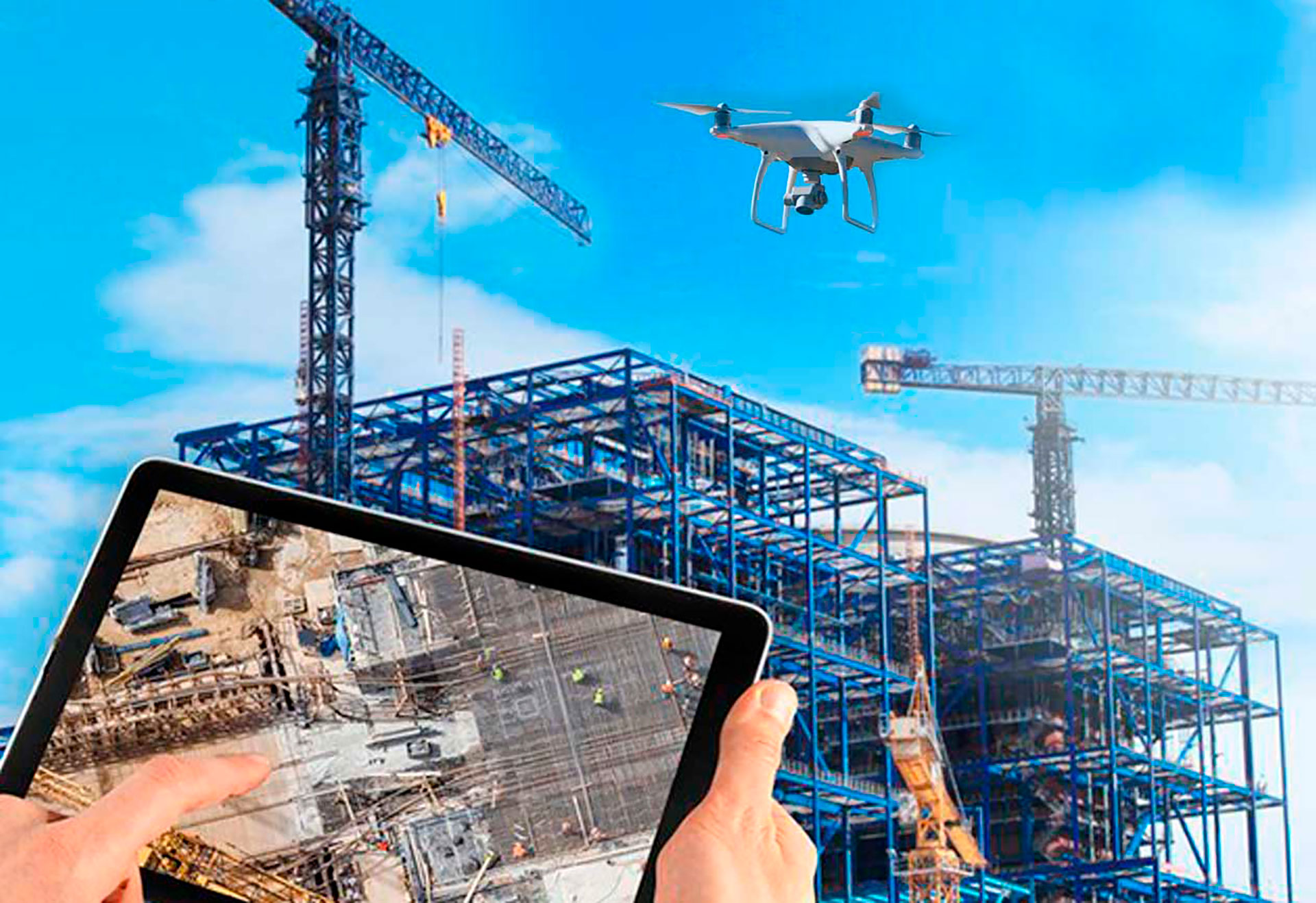 El uso de drones cada vez es más frecuente para realizar el seguimiento y análisis de las obras de viviendas