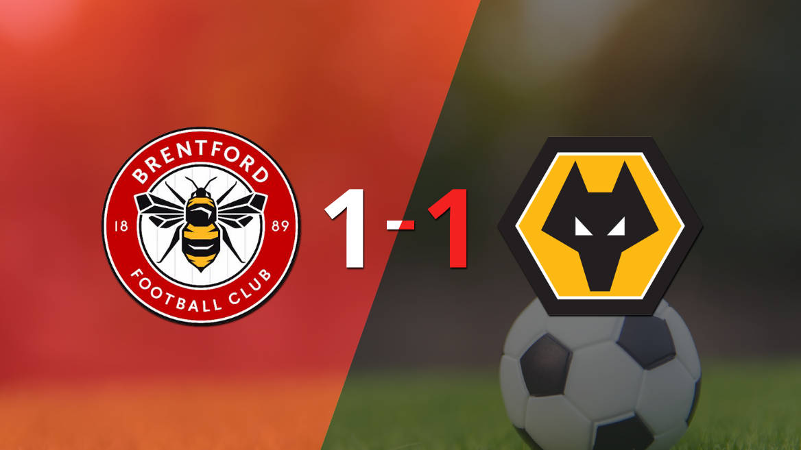 Brentford y Wolverhampton se reparten los puntos y empatan 1-1