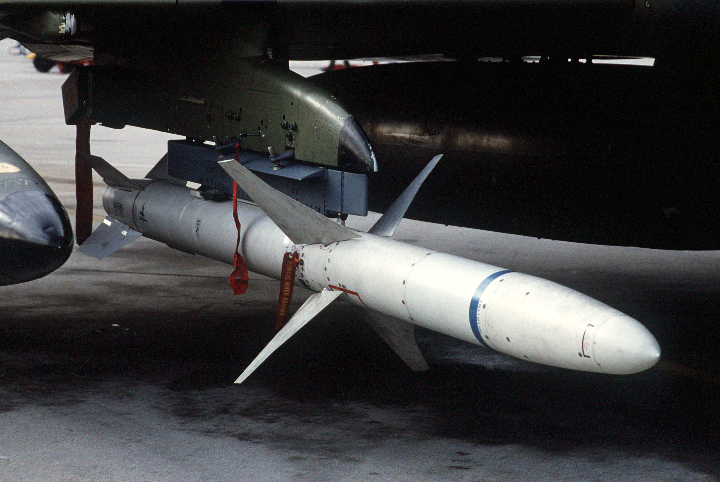 Misil antirradar AGM-88 HARM (Wikimedia Commons)