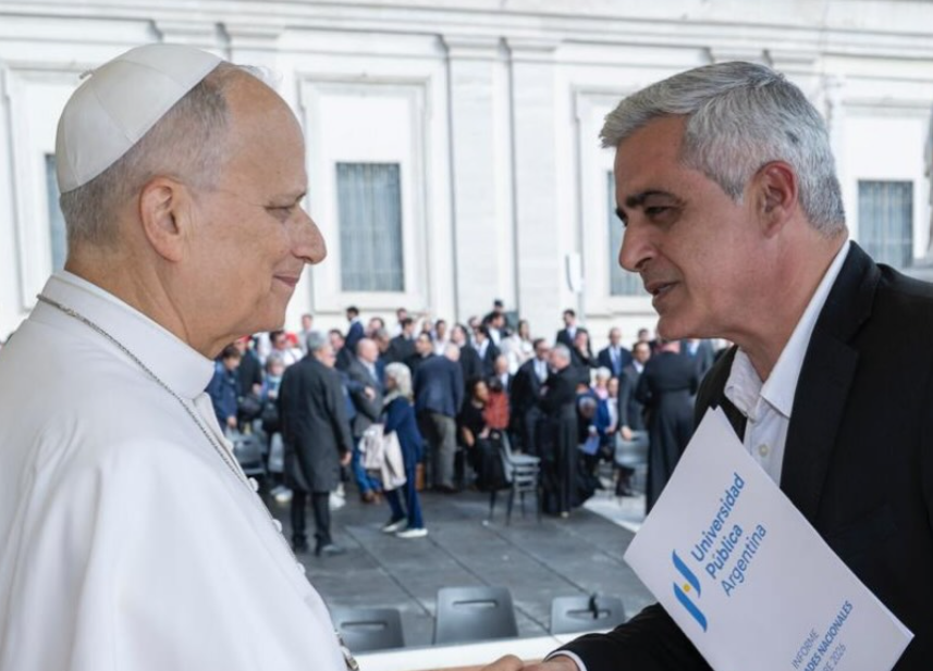 El papa León XIV recibió una carta de las universidades argentinas con duras críticas al gobierno por la crisis presupuestaria