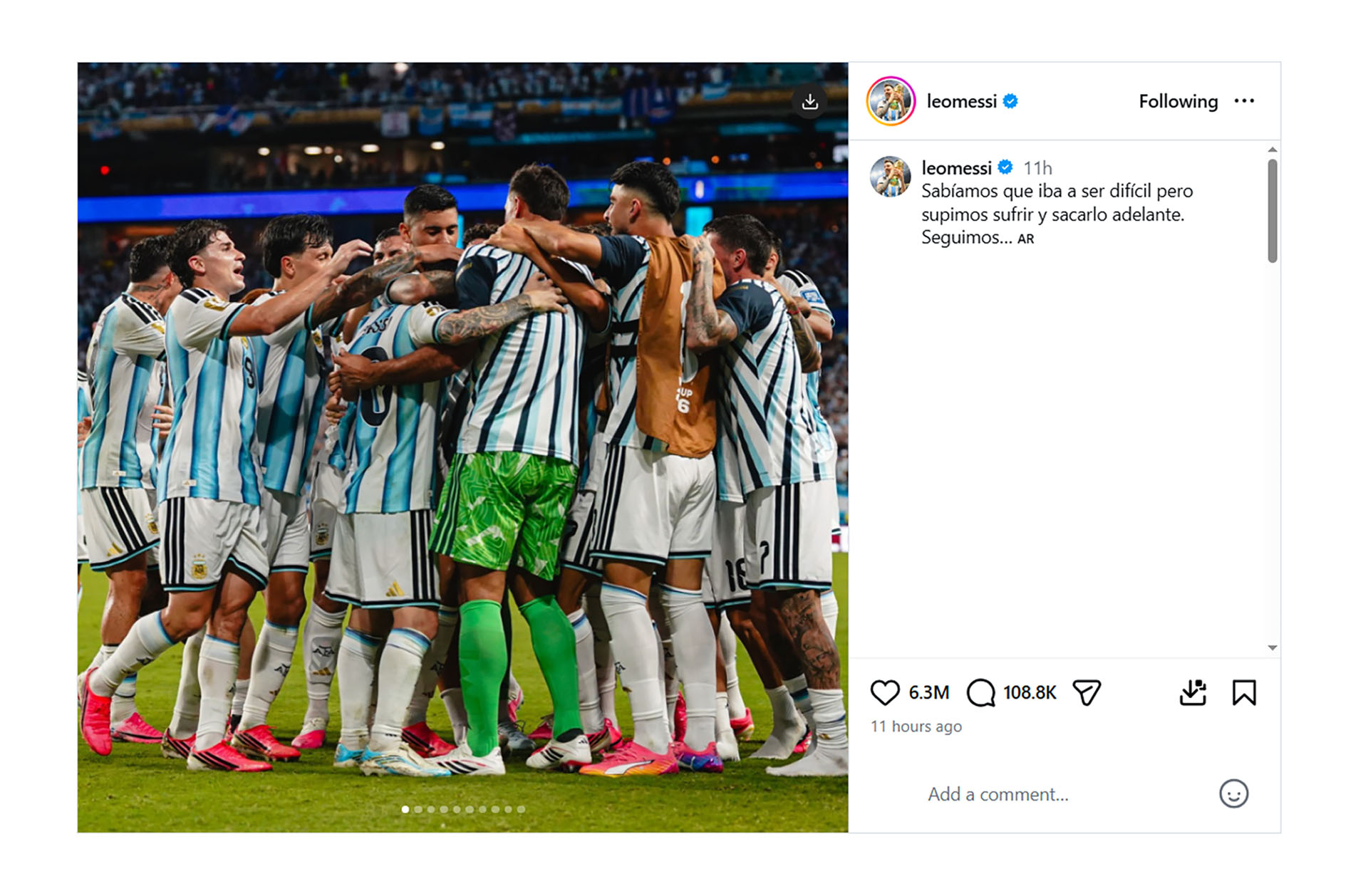 El humilde mensaje que Lionel Messi le dio a sus compa&ntilde;eros y revel&oacute; tras la sufrida clasificaci&oacute;n ante Cabo Verde: "Lo hacen de coraz&oacute;n"