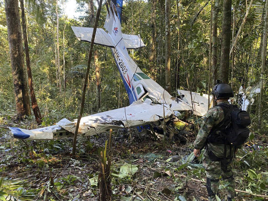 Así fue el complicado rescate de los cuerpos de la avioneta en la selva de Caquetá