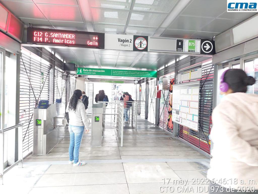 Distrito anunció la reapertura de la estación de TransMilenio de la Calle 127