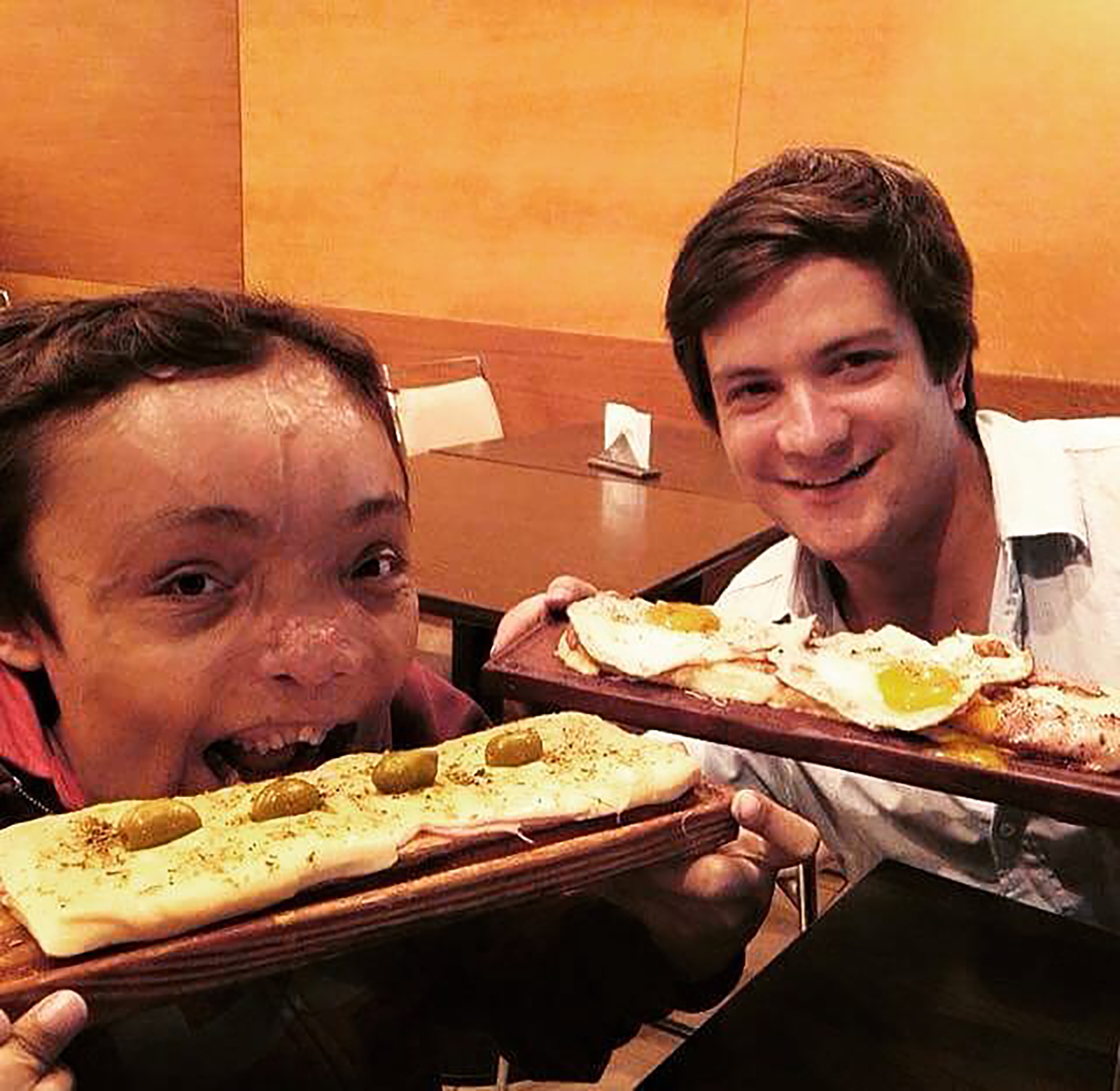 Lucas Alaniz y su mejor amigo Lucio