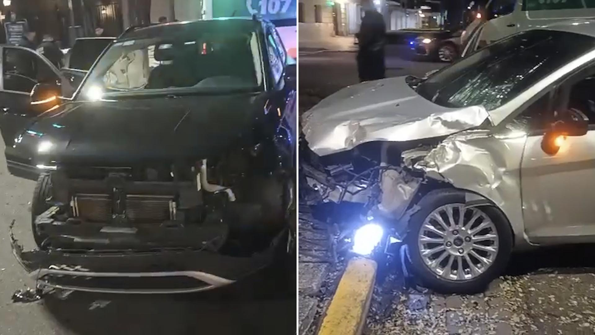 Vuelcos, heridos y alcohol: otra madrugada de accidentes en la Ciudad de Buenos Aires