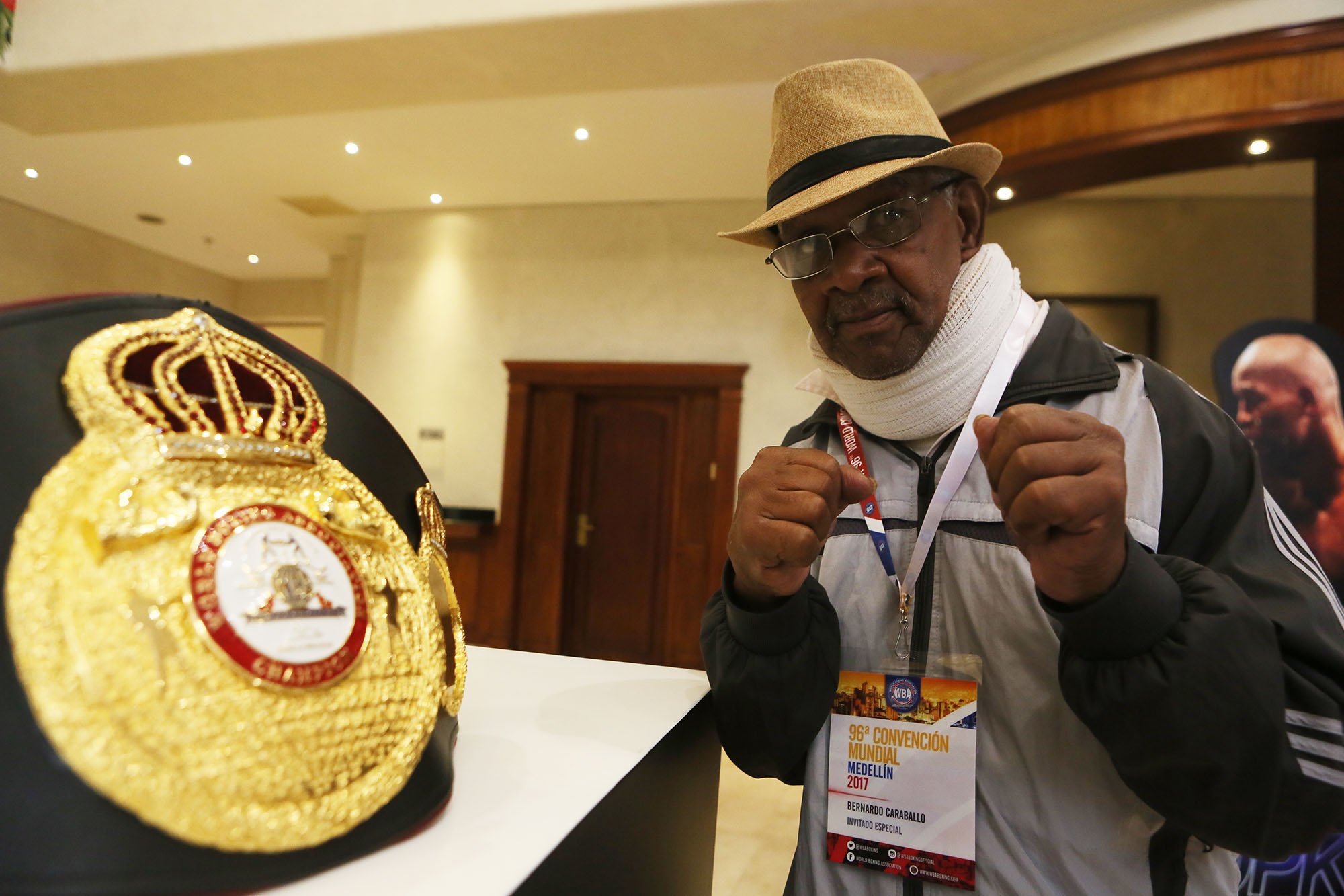 Fallece Bernardo Caraballo, histórico boxeador colombiano. Foto: Asociación Mundial de Boxeo