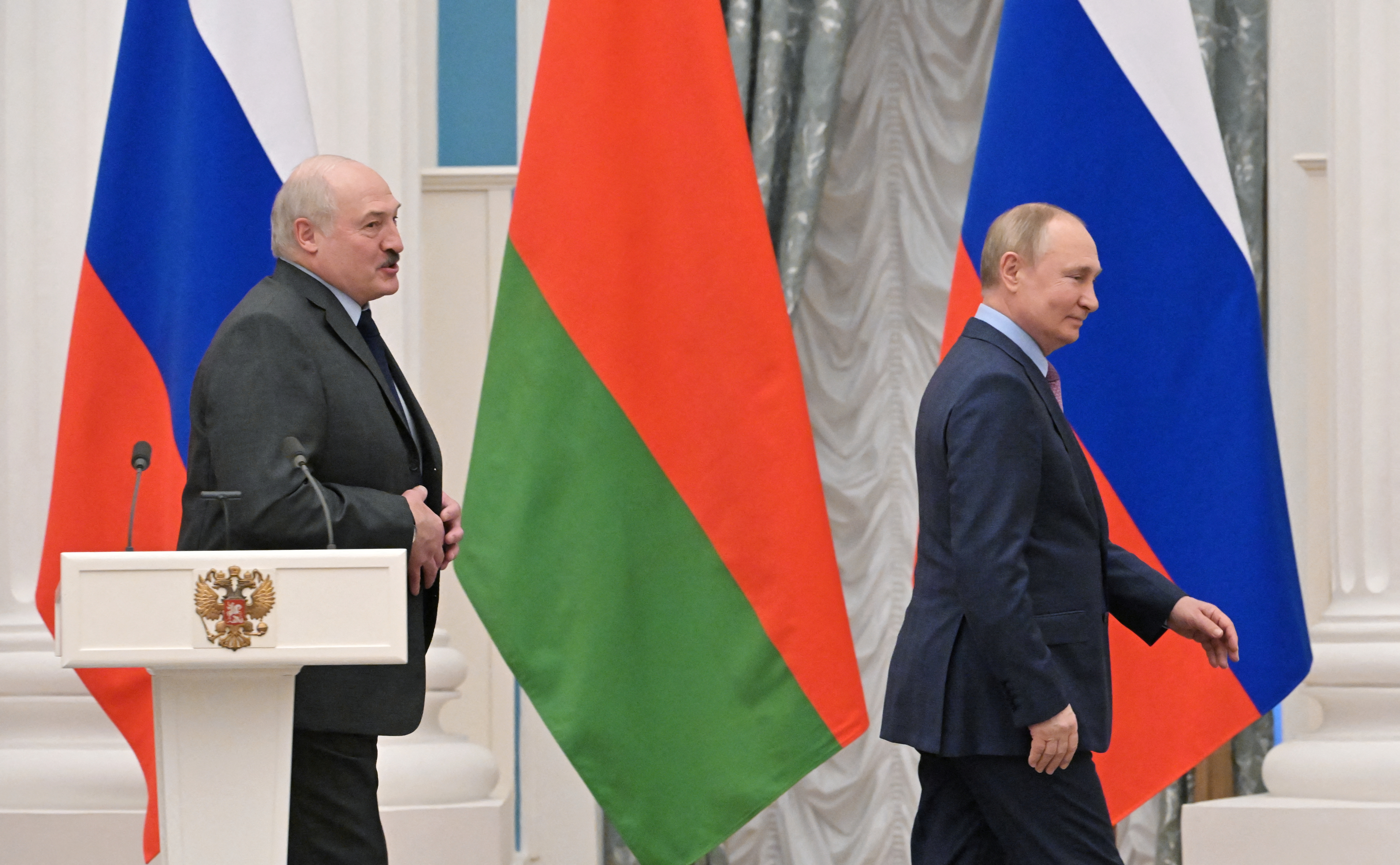 Las sanciones de EEUU también estarán dirigidas al régimen de Alexander Lukashenko por su apoyo a la invasión rusa (REUTERS)