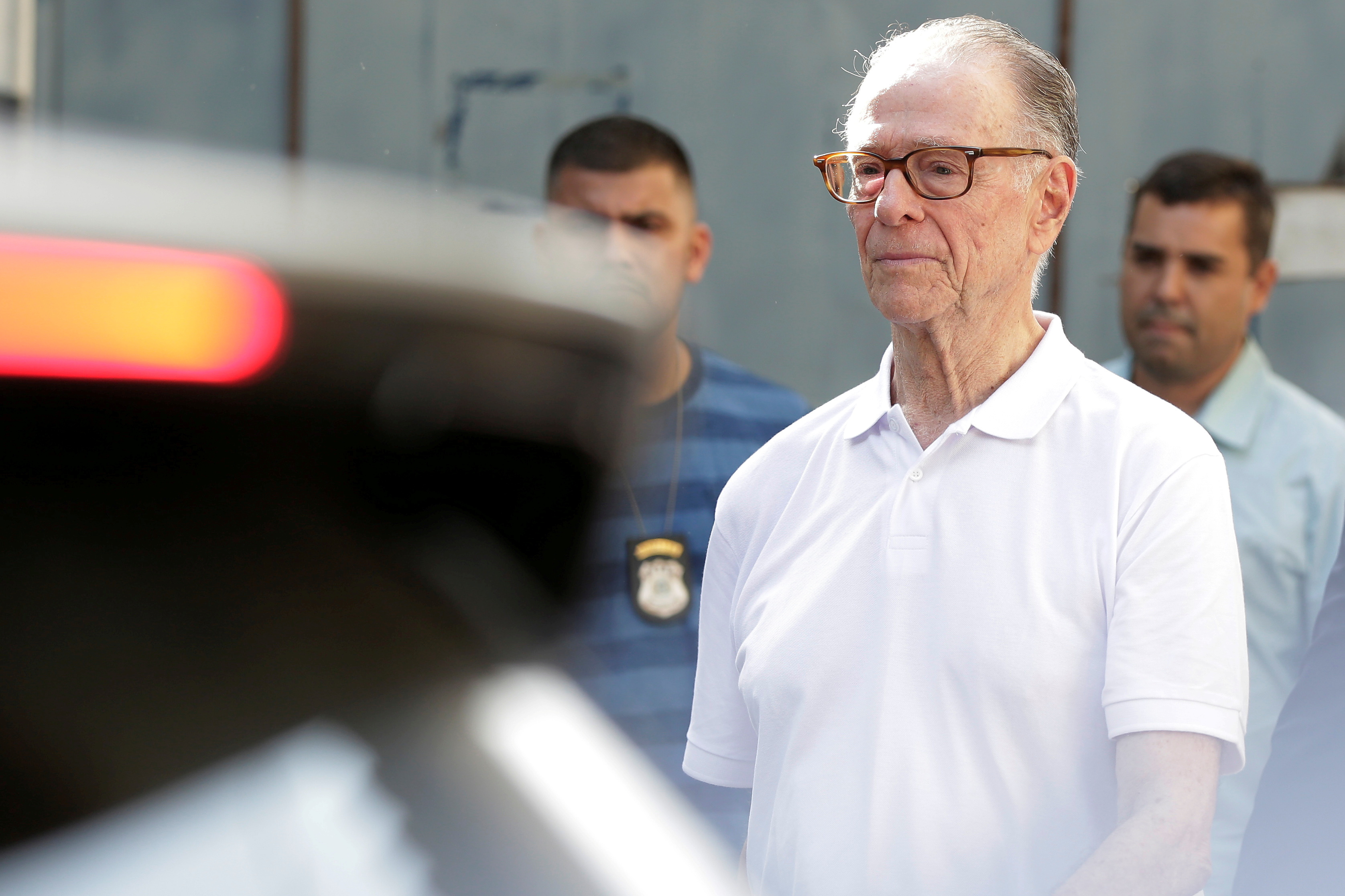 FILE PHOTO: Former Brazil Olympic Committee (COB) President Carlos Arthur Nuzman leaves the public jail Jose Frederico Marques in Rio de Janeiro, Brazil October 20, 2017. REUTERS/Bruno Kelly/File Photo