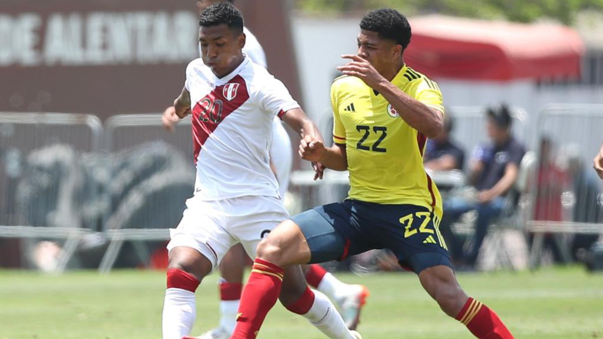Selección Sub 20 empató 1-1 con Colombia tercer amistoso de Jaime Serna - Infobae
