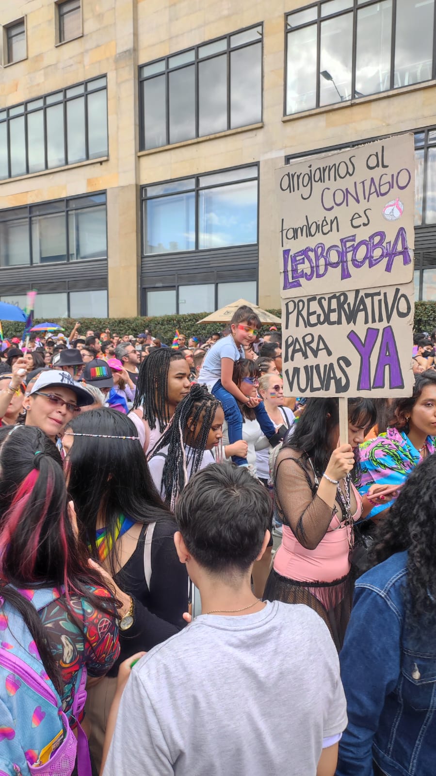 Marcha LGBT+ en Bogotá. 
Foto: Infobae / Iván Acosta