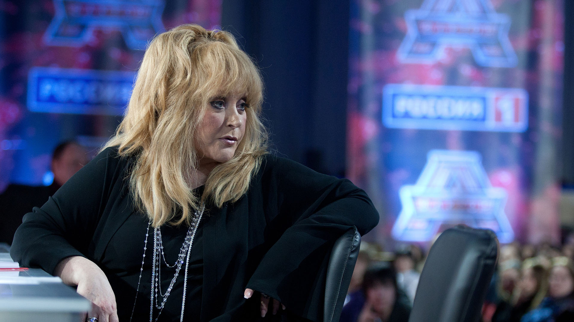 MOSCOW, RUSSIA - MARCH 22:  Russian singer Alla Pugacheva looks on during a casting session for "the Factor A" a new musical television show on March 22, 2011 in Moscow, Russia.  (Photo by Anton Belitsky/Epsilon/Getty Images)
