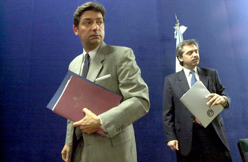 Alberto Fernández y Horacio Rosatti cuando integraban el gabinete de Néstor Kirchner