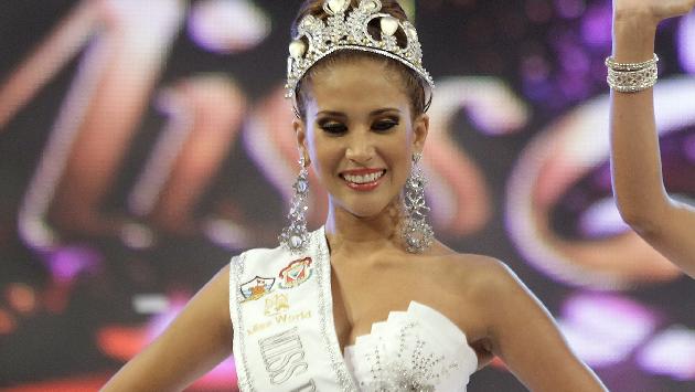 Melissa Paredes fue coronada Miss Perú Mundo 2013. (Foto: Perubeauties.org)