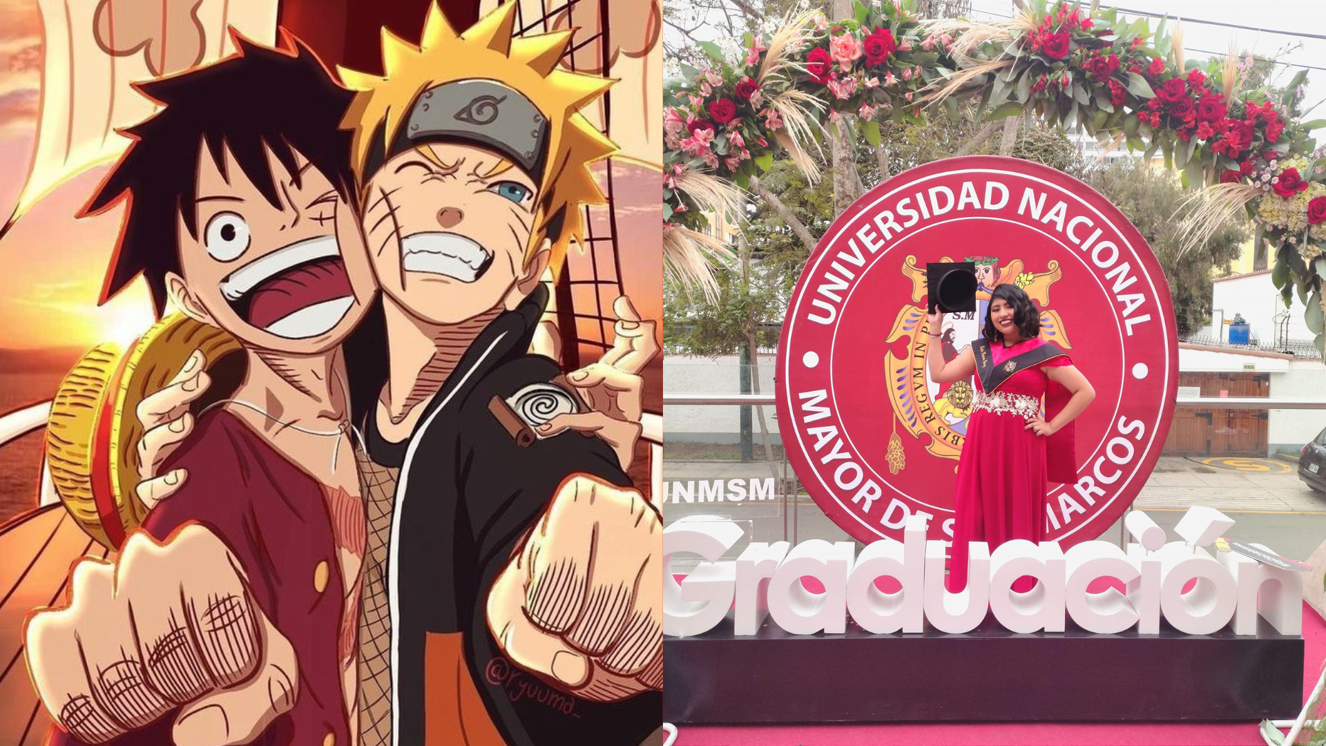 La graduada de San Marcos que dedicó su discurso a Naruto y Luffy de One  Piece - Infobae