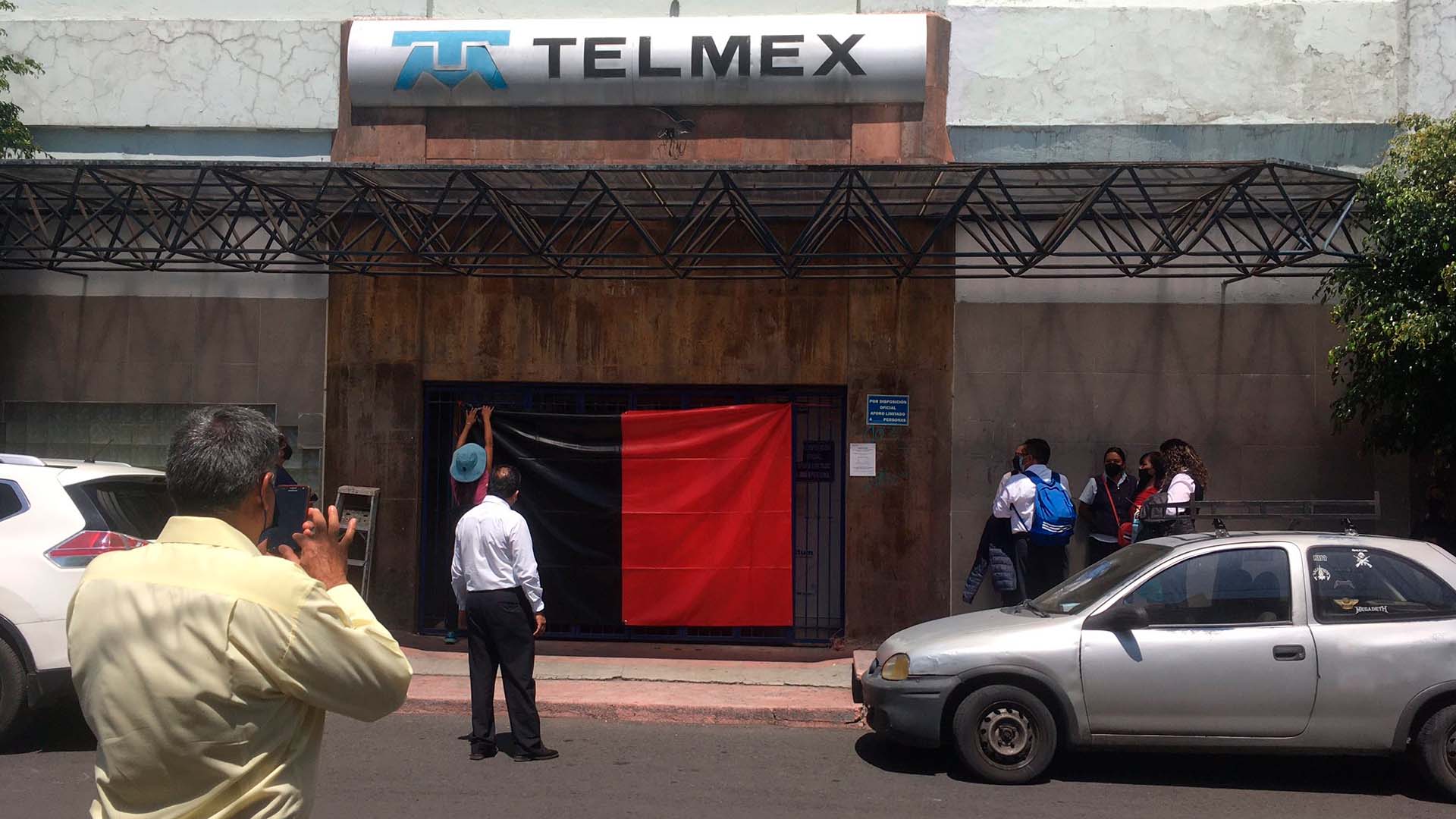 Huelga Telmex (Foto: Especial)