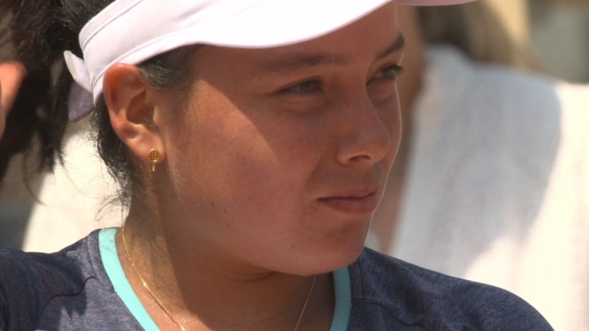 El rostro de frustración de Lucciana Pérez tras perder la final del Roland Garros Junior 2023