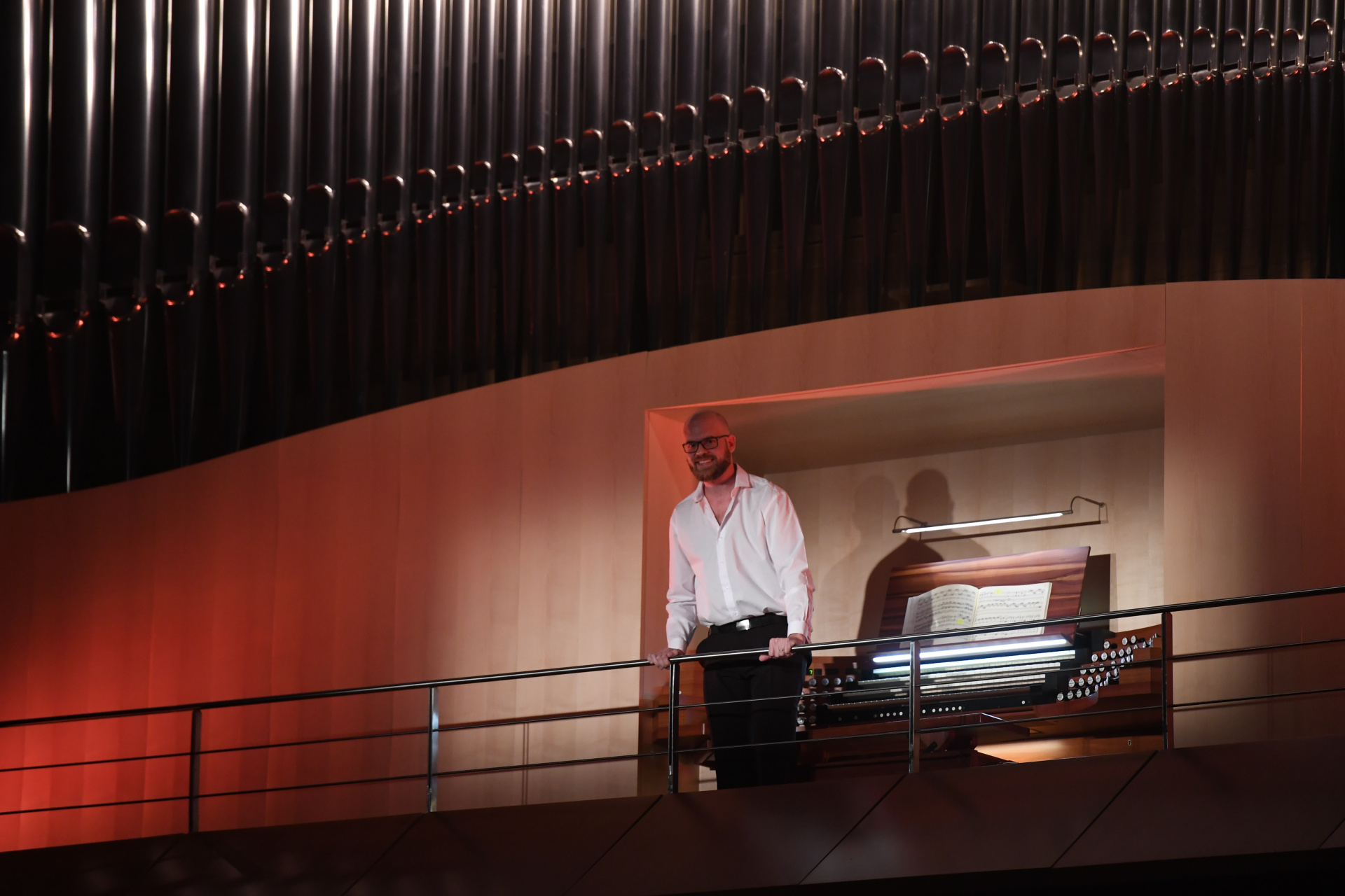 Del recital también participó el organista Matías Sagreras (Maximiliano Luna)