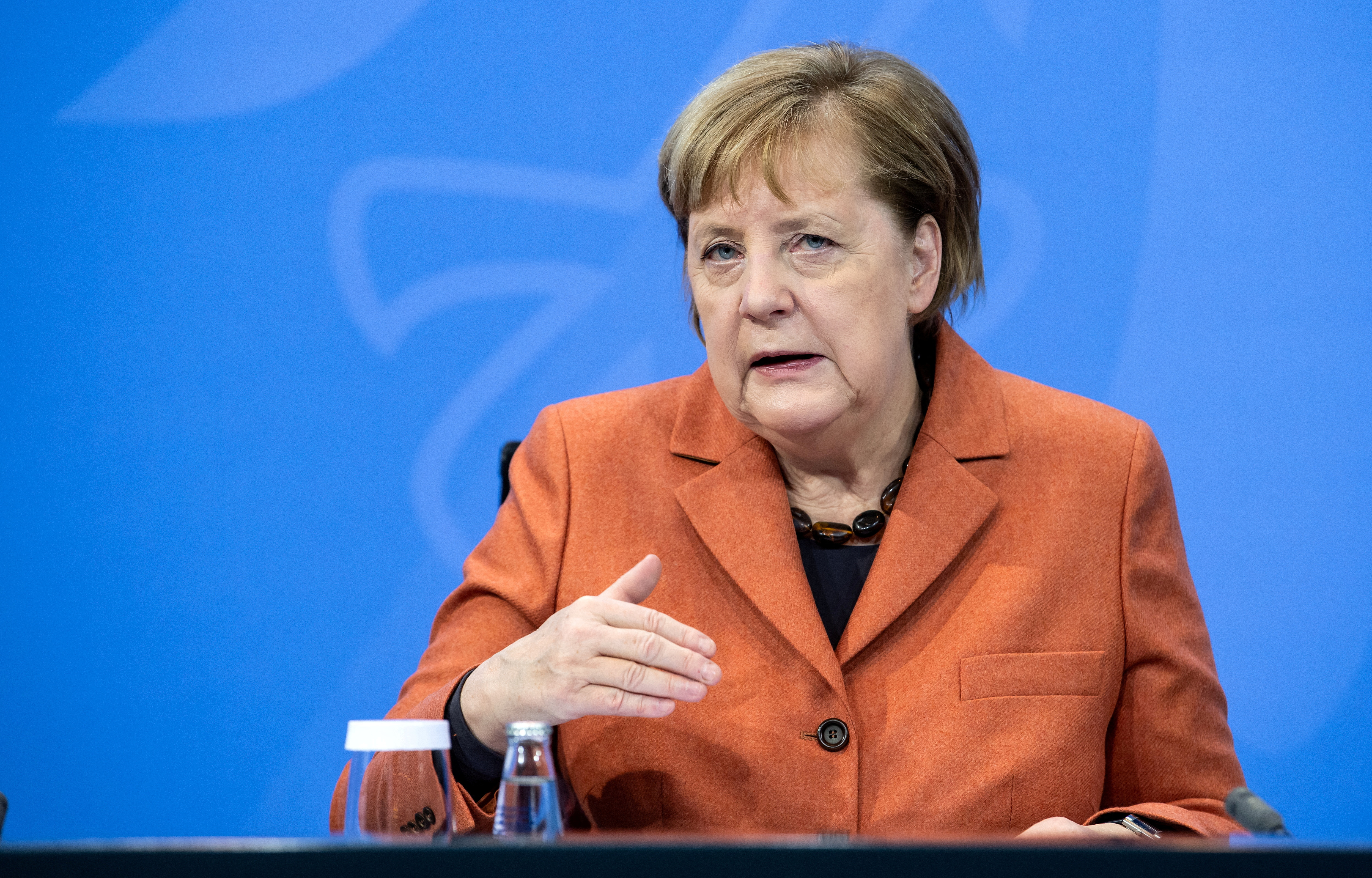 La ex canciller Angela Merkel