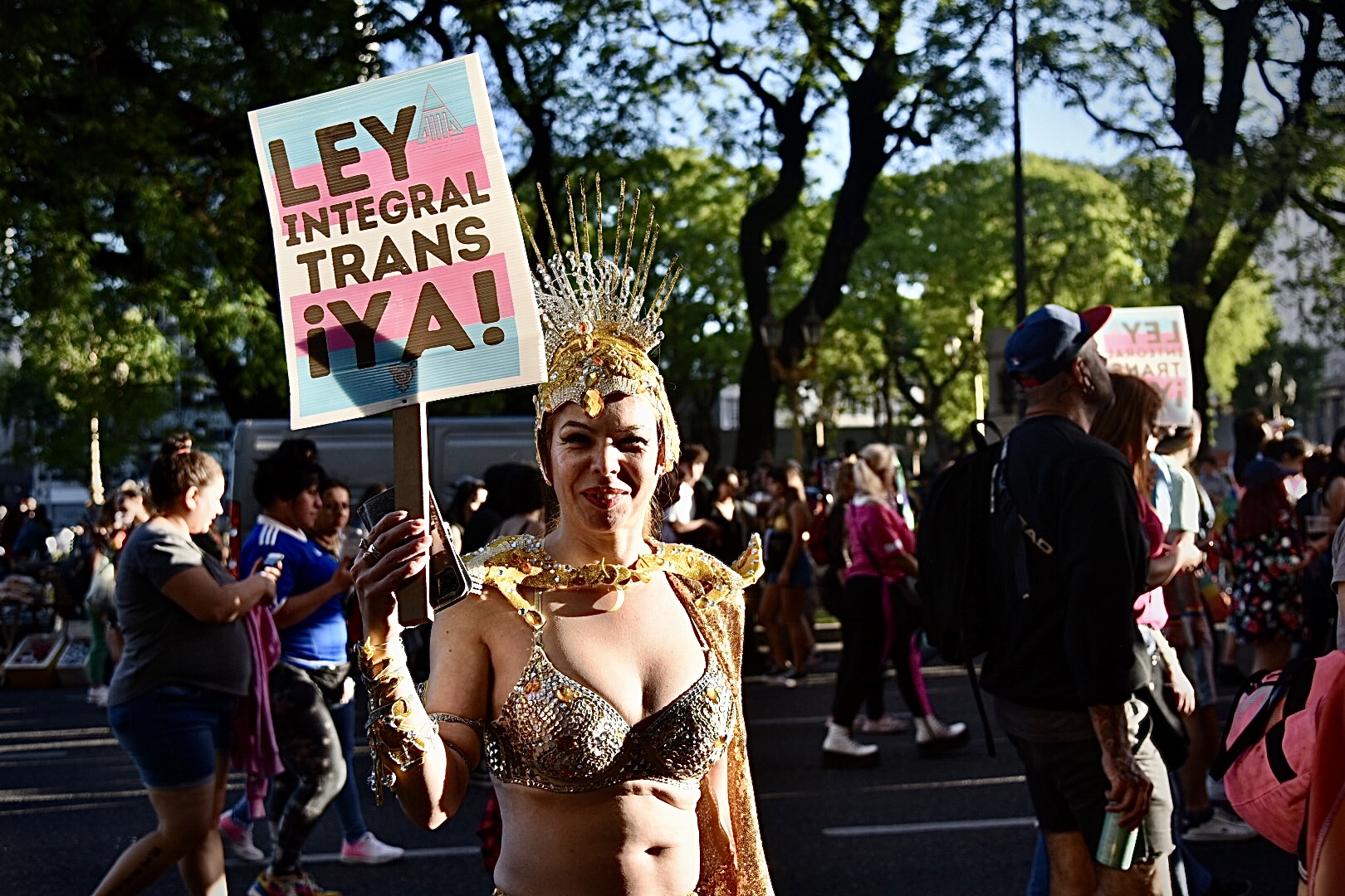 La ley integral trans es una iniciativa que procura se garantice la inclusión social y los derechos en igualdad de condiciones para la población trans (Crédito: Ariel Torres)