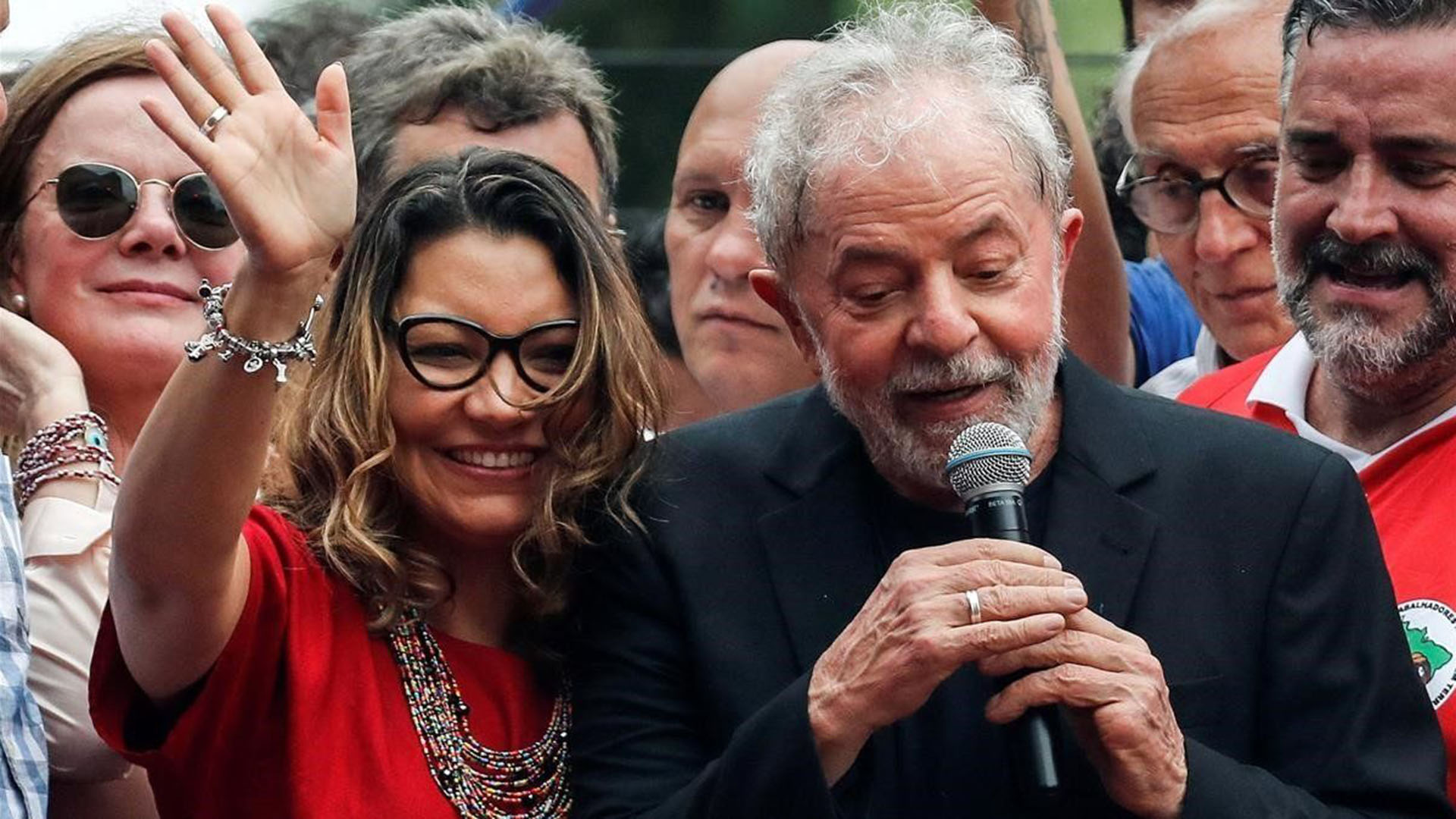 Lula da Silva junto a Janja (EFE/ Sebastião Moreira/Archivo)
