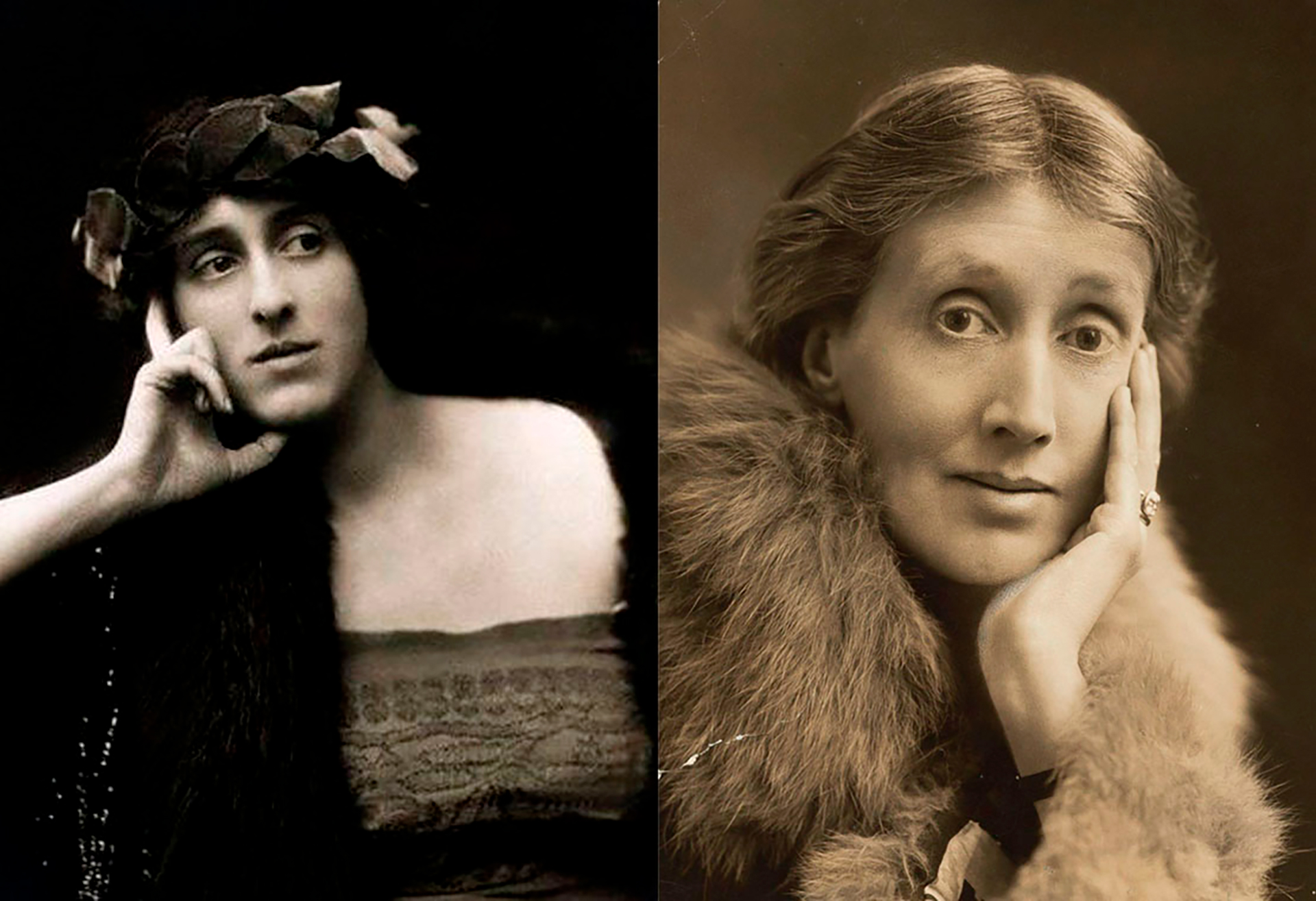 En las primeras décadas del siglo XX, Vita Sackville-West (izquierda) era una escritora mucho más conocida que Virginia Woolf (derecha), tendencia que se invirtió con las décadas.