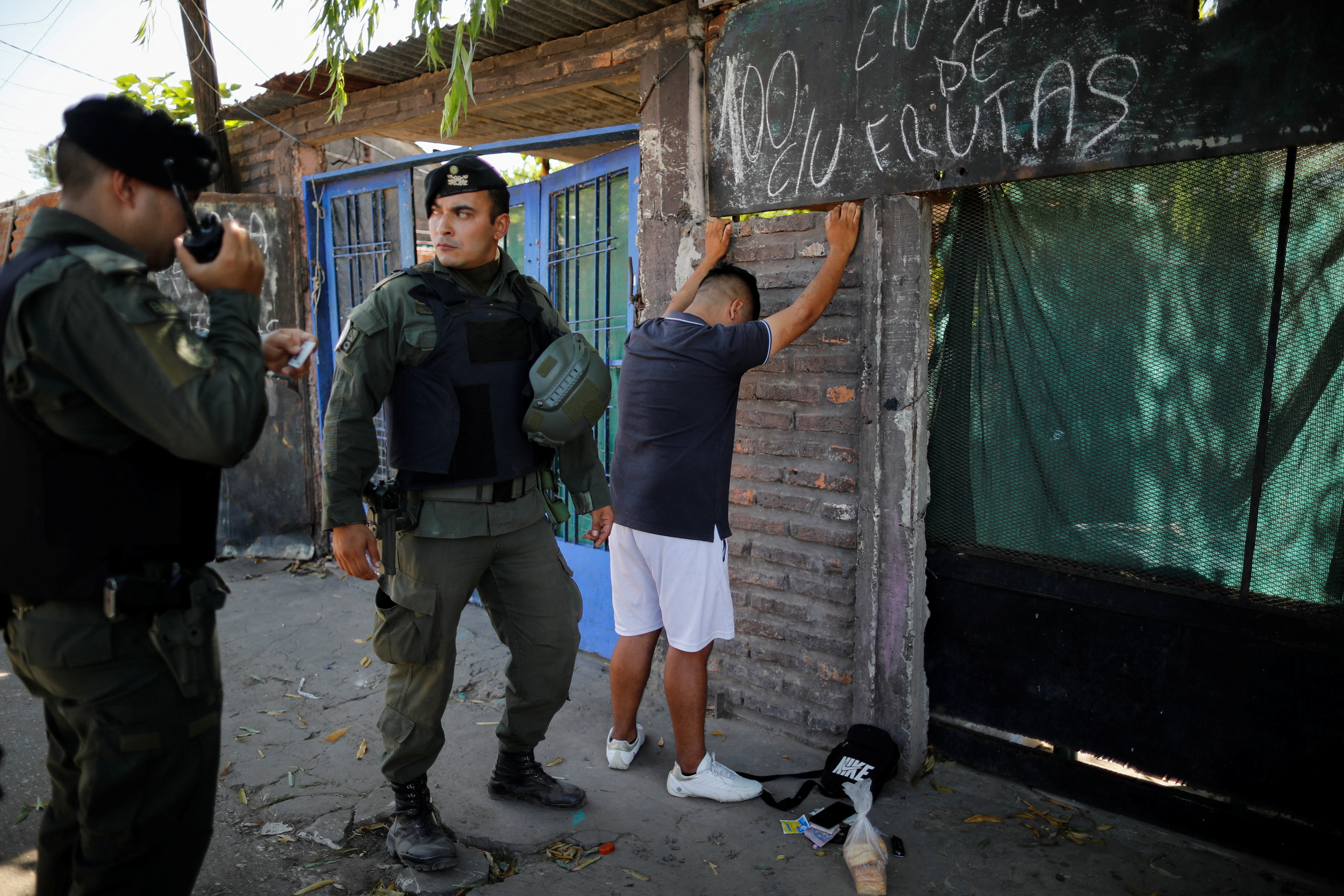 Gendarmería fue enviada a Rosario para reforzar la lucha contra el narcotráfico.