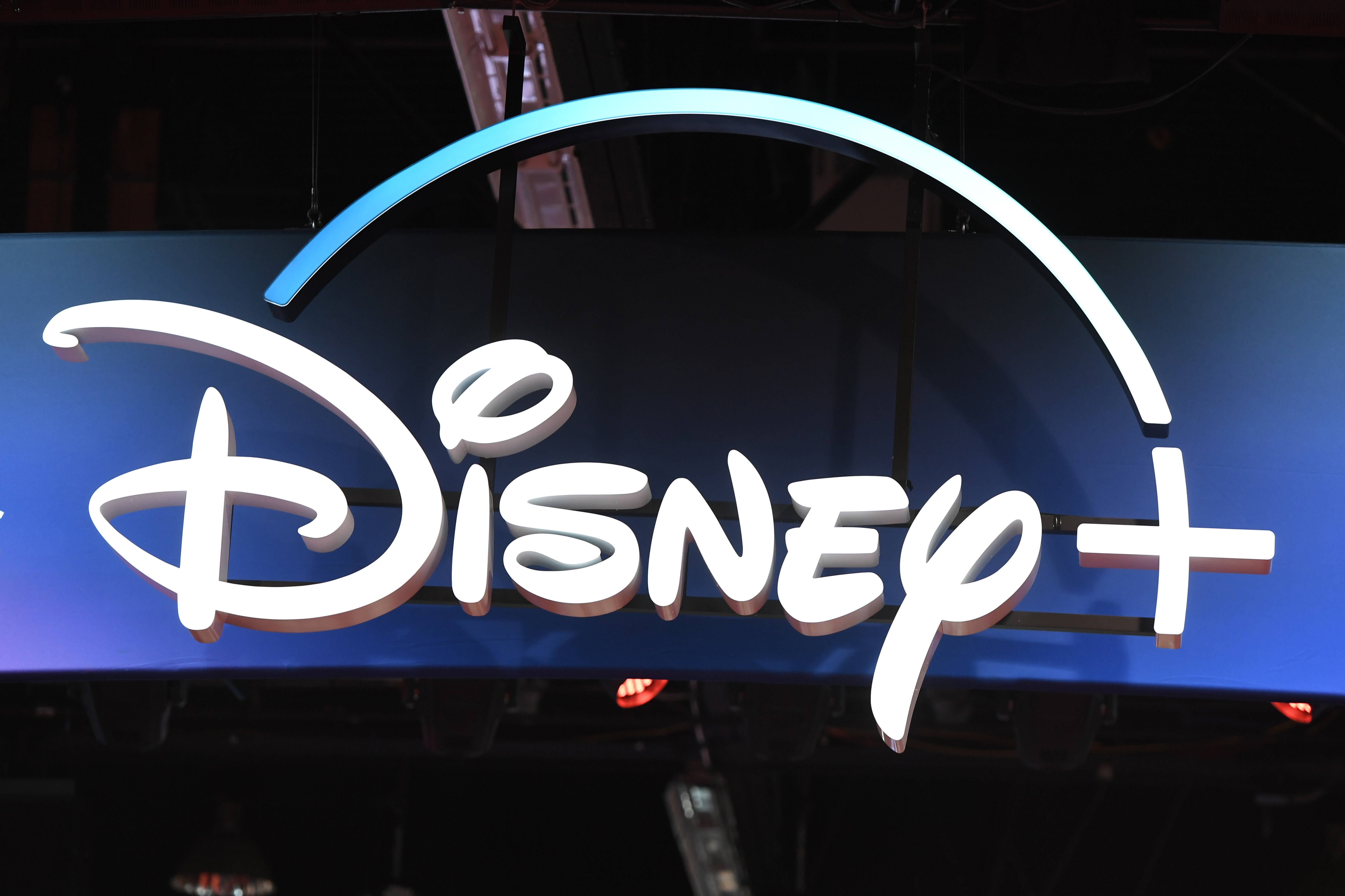 Logo de Disney Plus. (foto: Robyn Beck/AFP)
